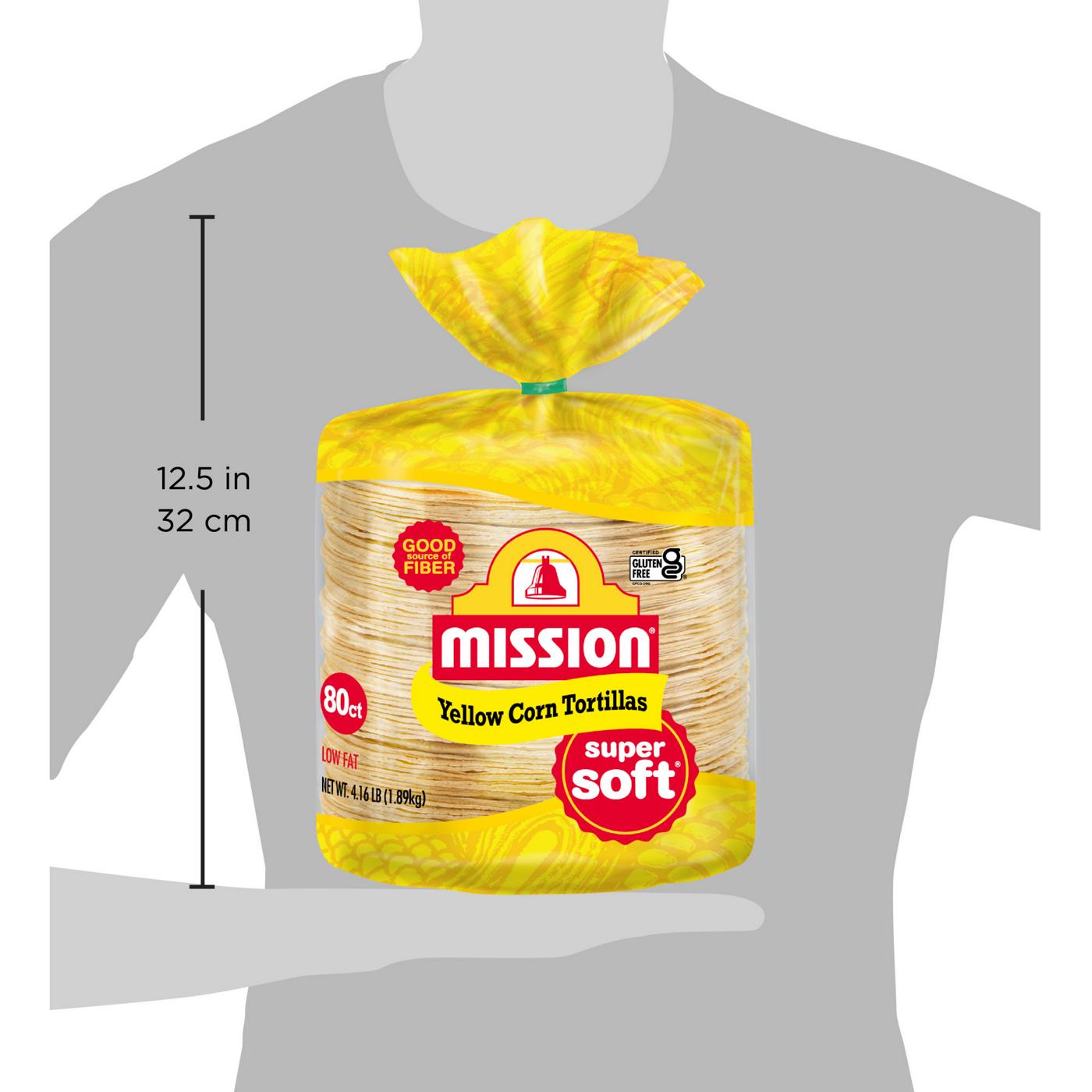 Mission Super Soft Yellow Corn Tortillas 80 Count; image 3 of 3