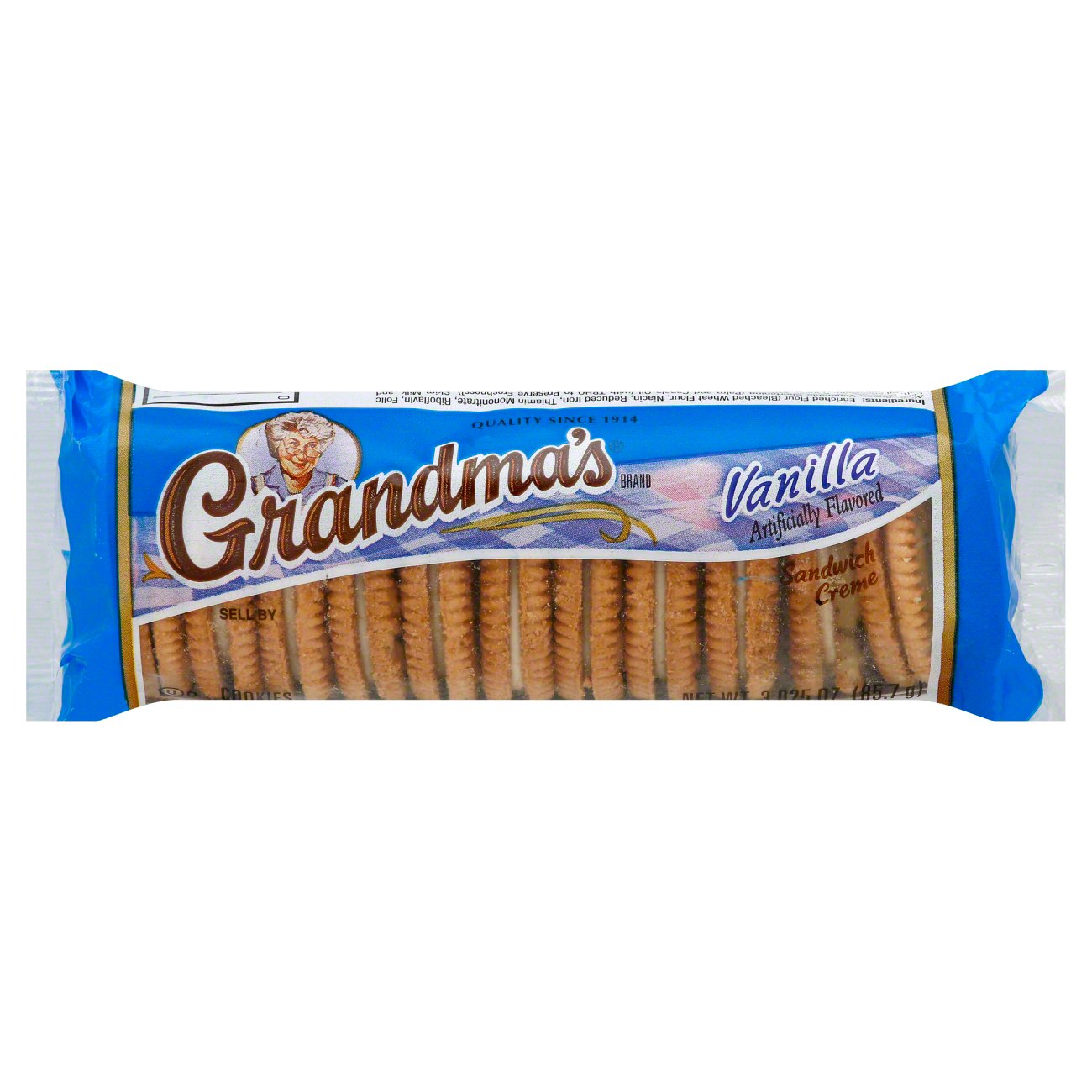 Grandmas Vanilla Creme Sandwich Cookies Shop Cookies At H E B 9141