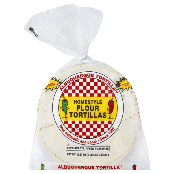 Albuquerque Tortilla Homestyle Flour Tortillas Shop Tortillas at HEB
