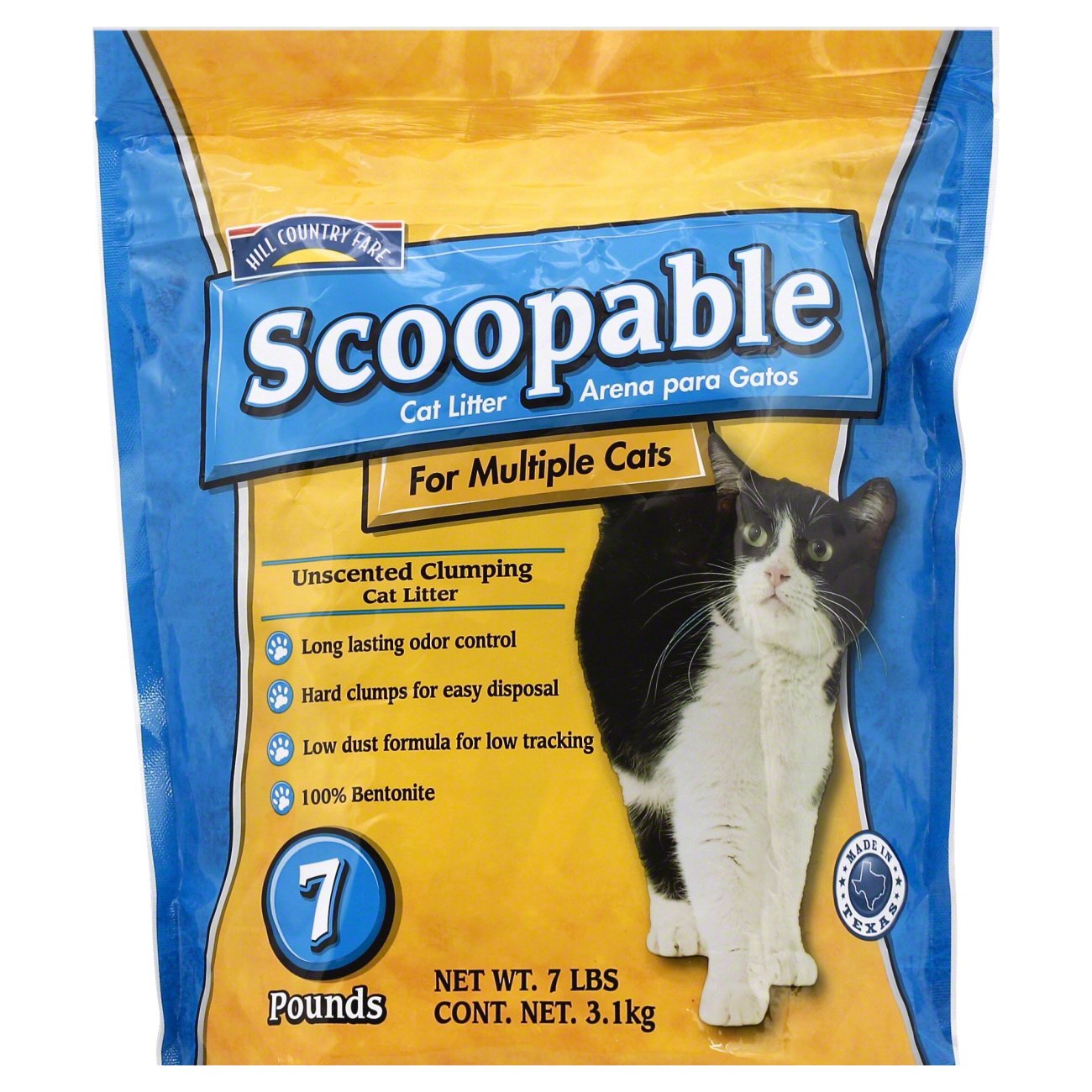 Hill Country Fare Scoopable Cat Litter For Multiple Cats Shop Litter