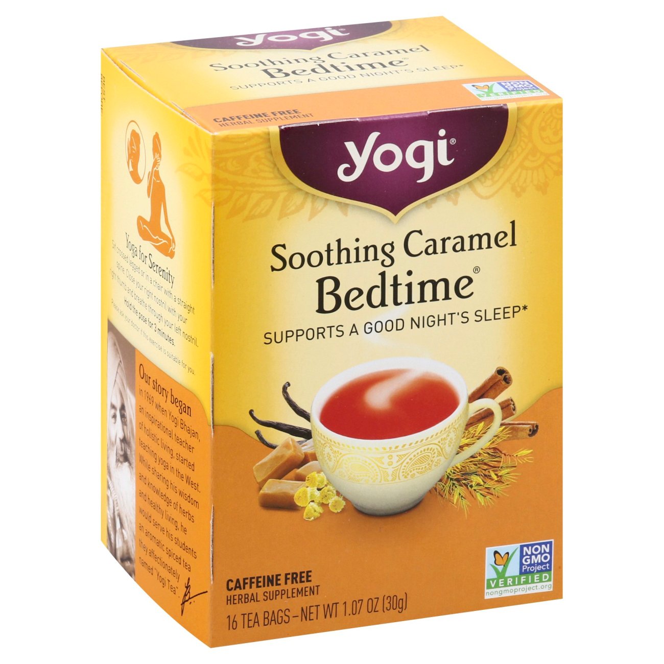 Yogi Soothing Caramel Bedtime Tea Bags Shop Tea At H E B