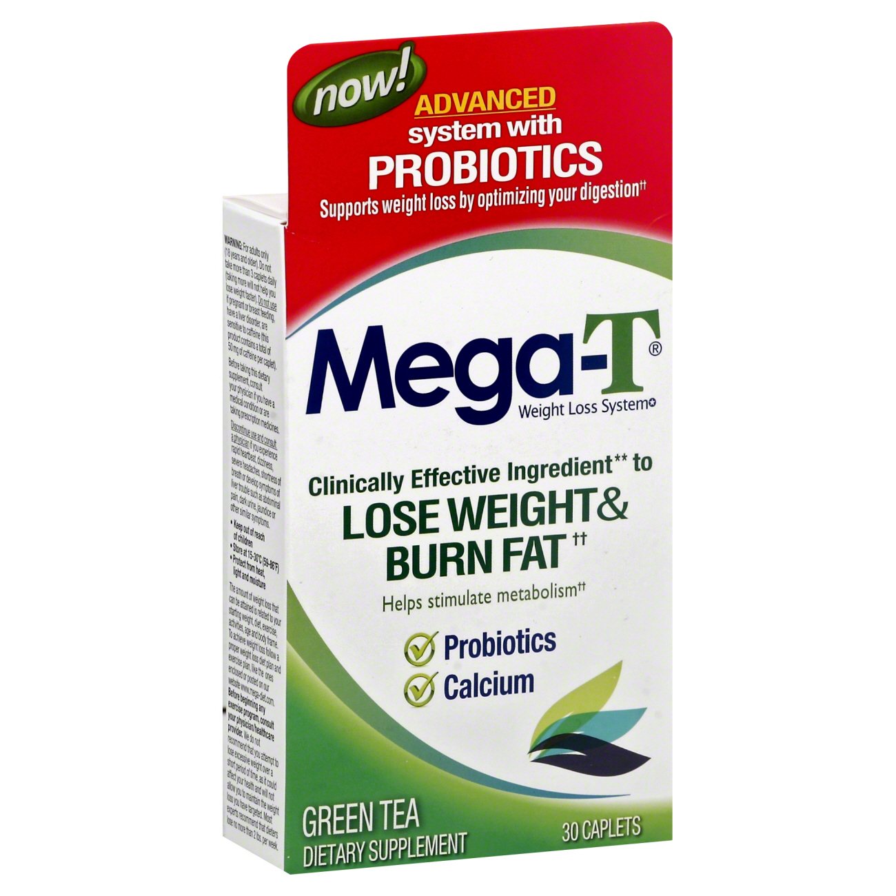 Mega T Green Tea Fat Burning Supplement Caplets