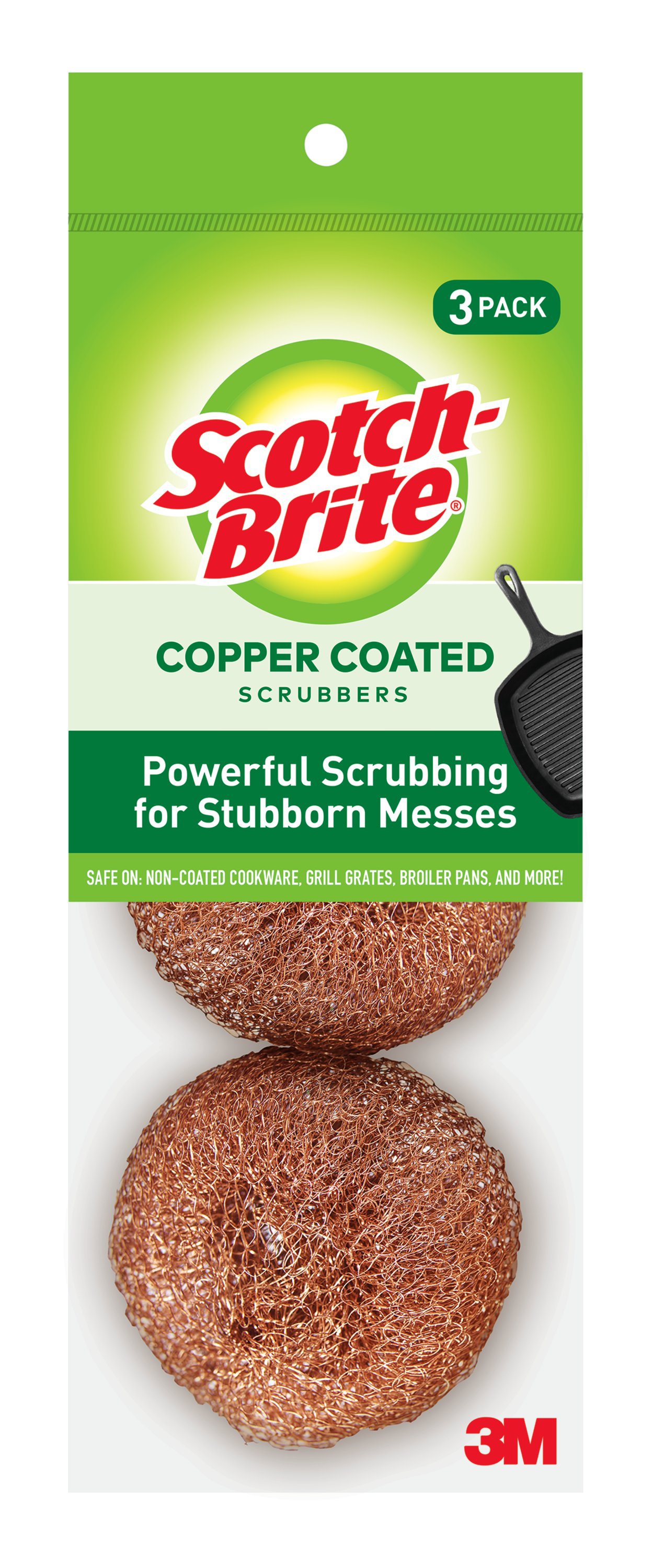 ScotchBrite Copper Coated Scrubbing Pads Shop Sponges & Scrubbers at