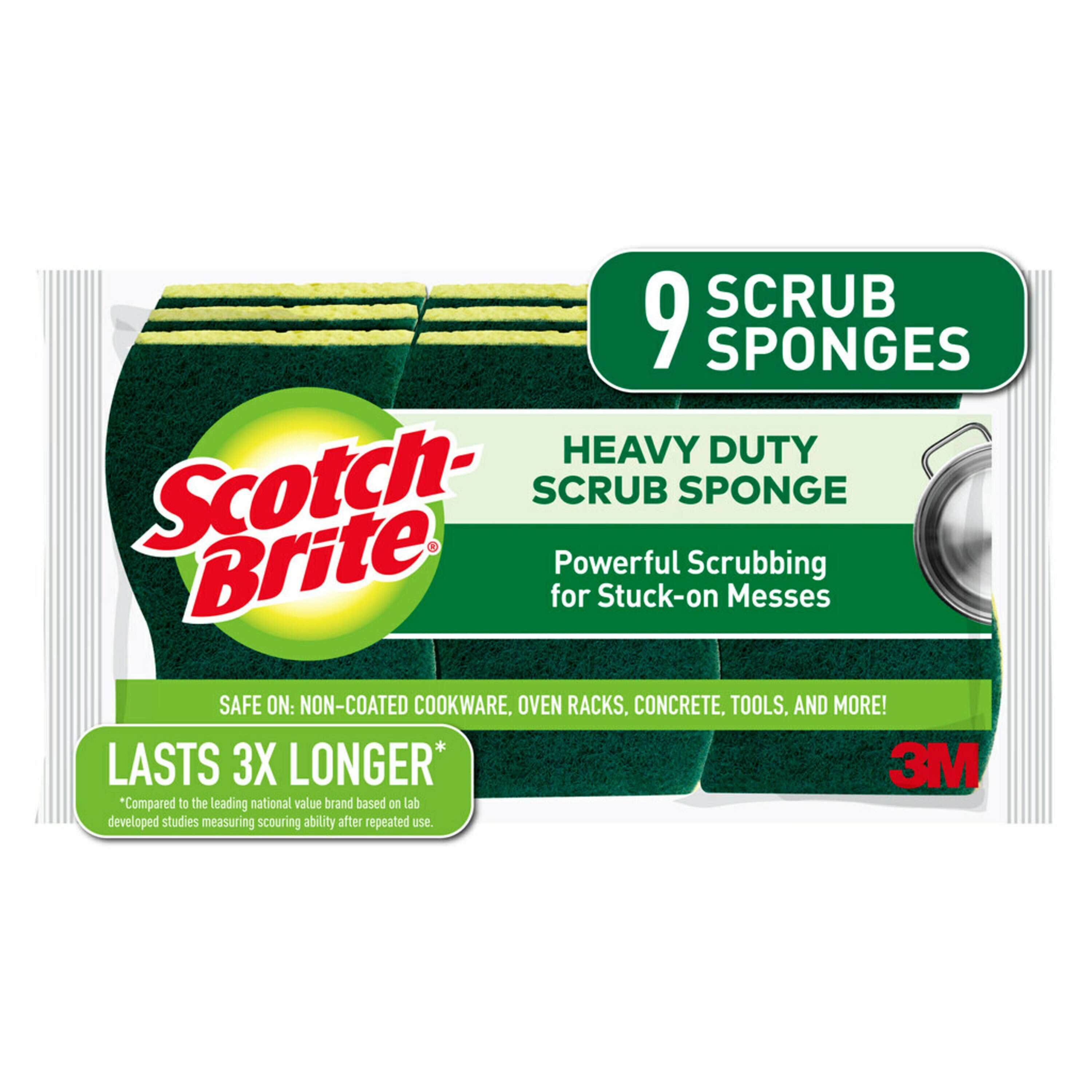 Scotch-Brite Heavy Duty Scour Pads - Shop Sponges & Scrubbers at H-E-B
