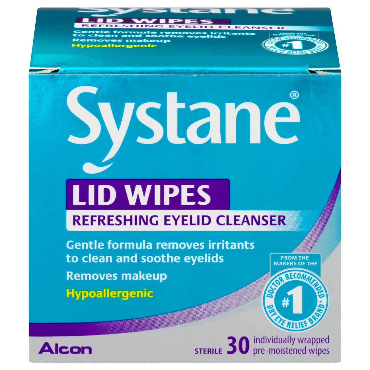 Systane Lid Wipes Refreshing Eyelid Cleanser Shop Eye wash at HEB