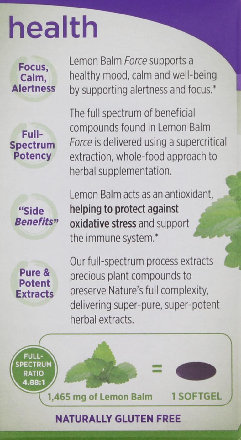 lemon balm glp-1 New Chapter Lemon Balm Force Softgels