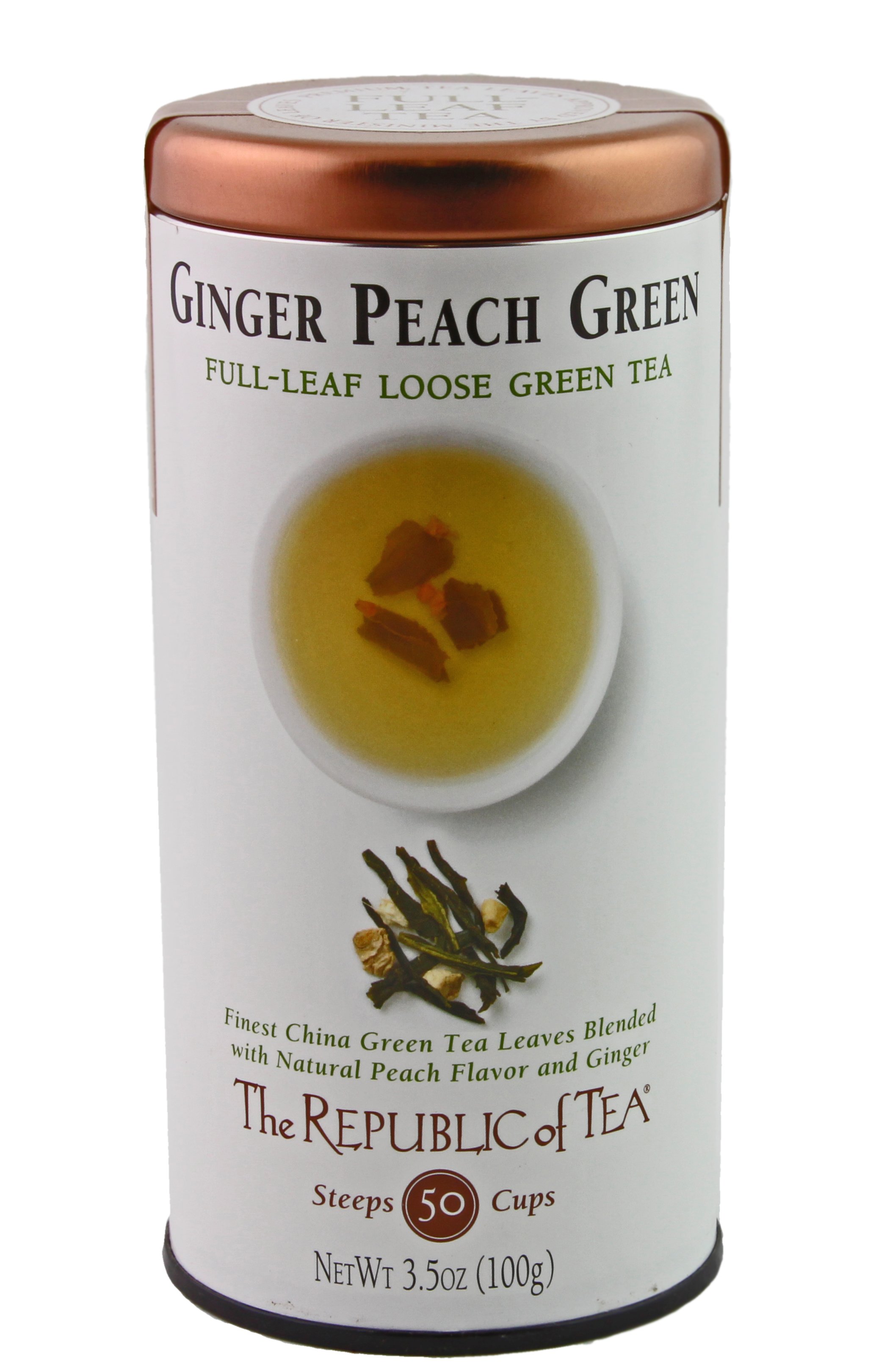 The Republic of Tea Loose Leaf Ginger Peach Green Shop Tea at HEB
