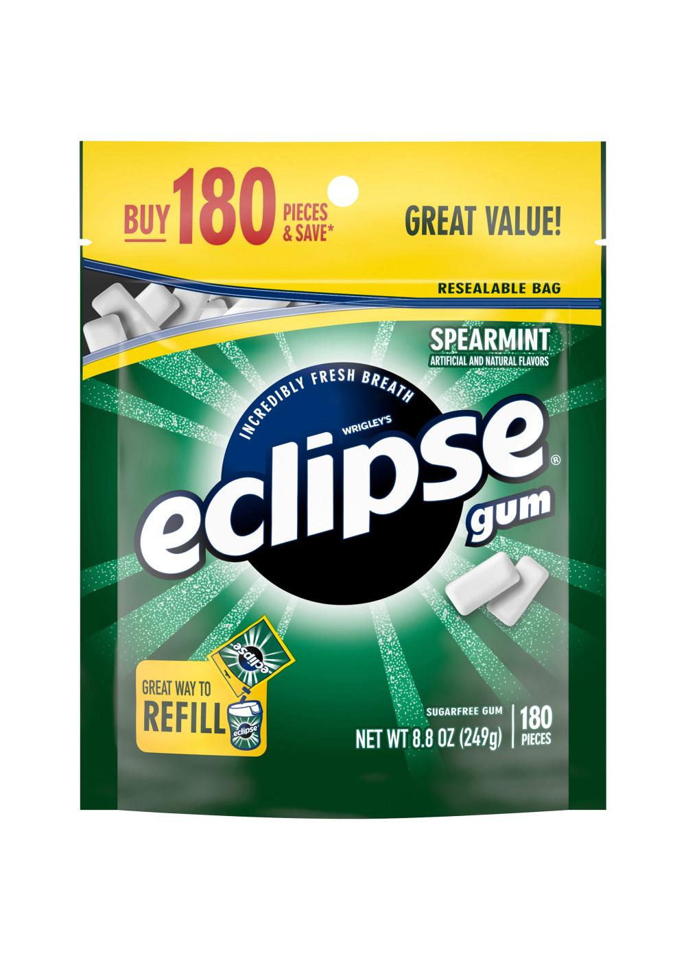 Eclipse Sugar Free Chewing Gum Value Pack - Spearmint; image 2 of 10