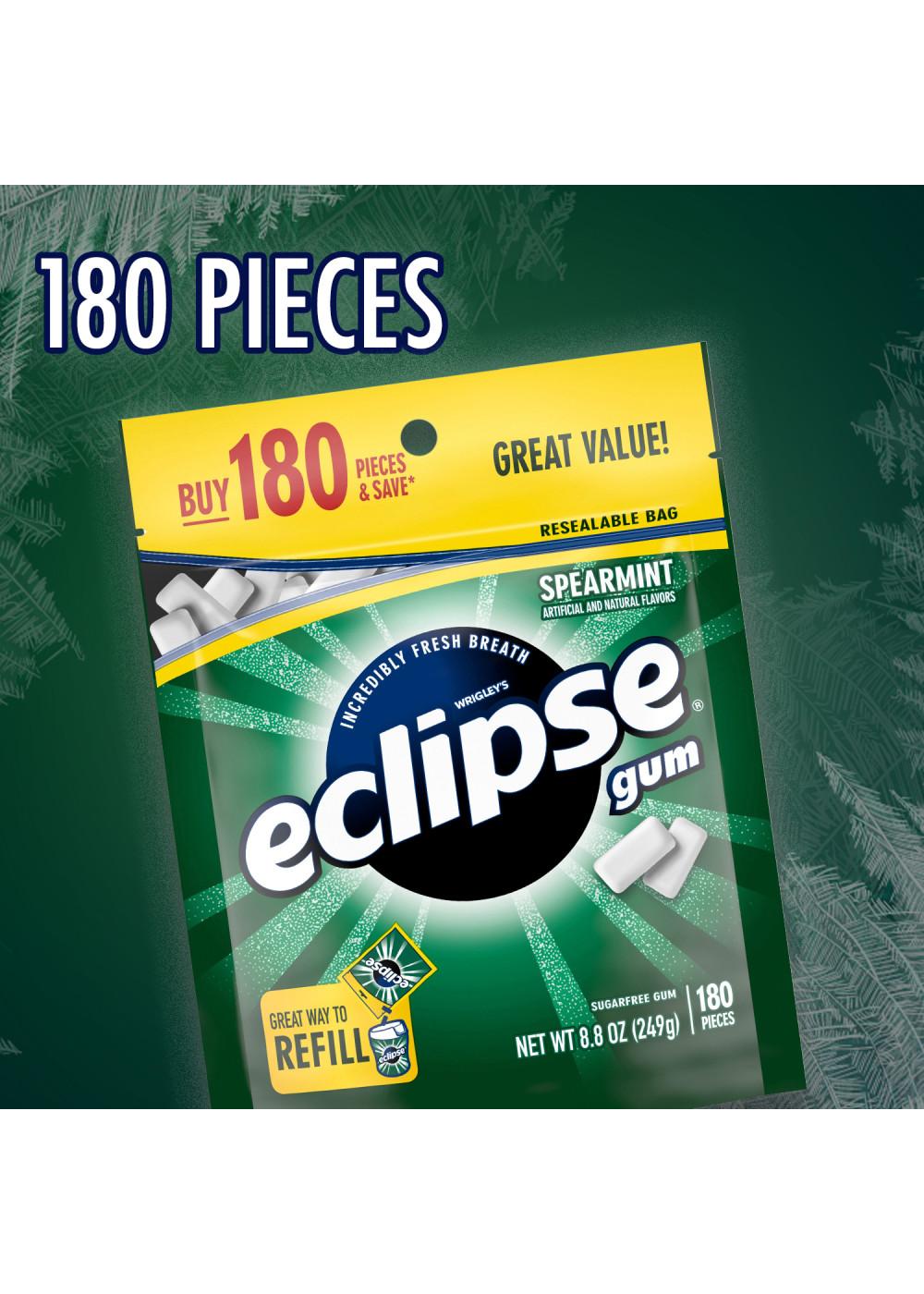 Eclipse Sugar Free Chewing Gum Value Pack - Spearmint; image 4 of 10