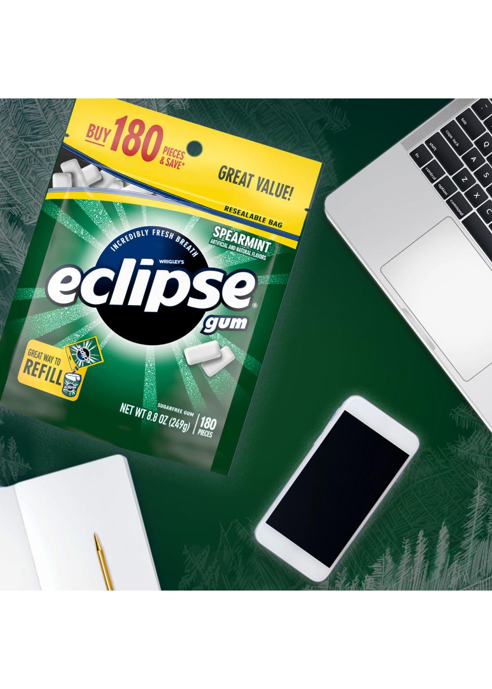 Eclipse Sugar Free Chewing Gum Value Pack - Spearmint; image 7 of 10