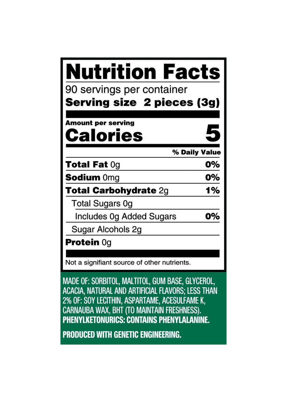 Eclipse Sugar Free Chewing Gum Value Pack - Spearmint; image 10 of 10