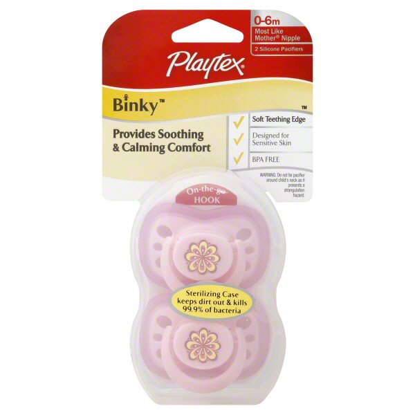 playtex binky silicone pacifier