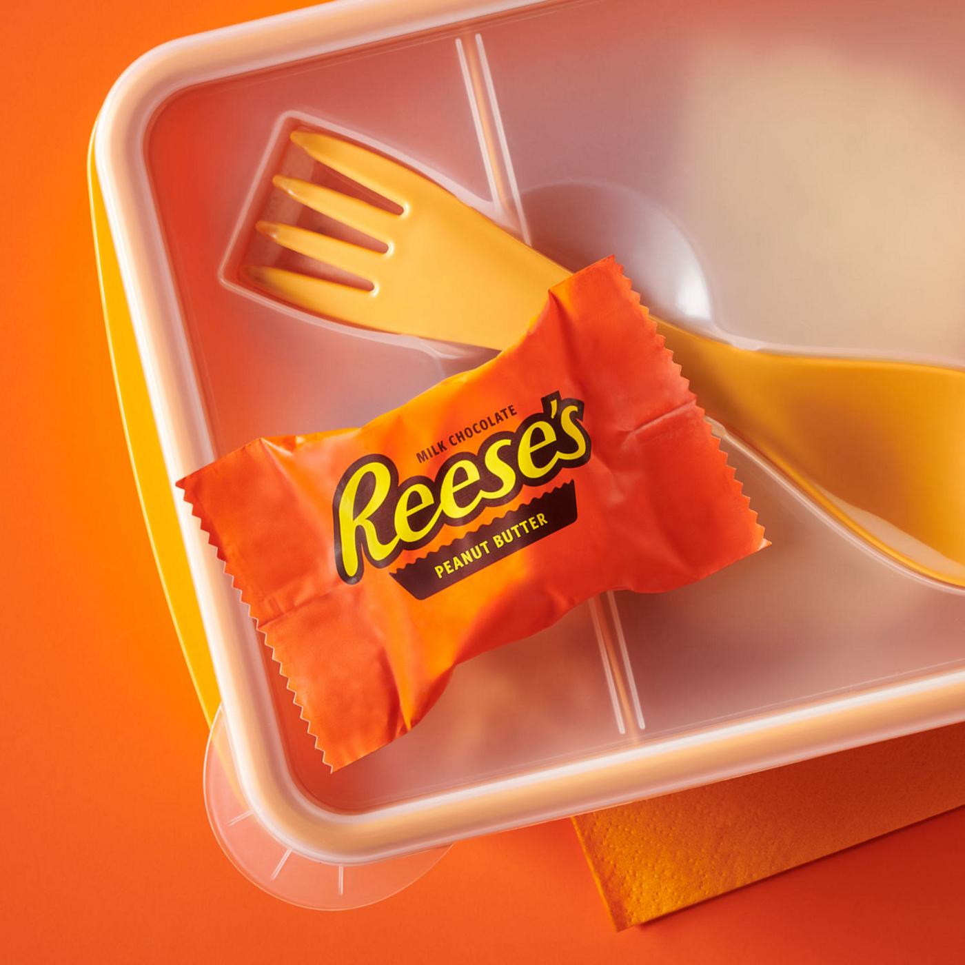Reese's Milk Chocolate Snack Size Peanut Butter Cups Candy; image 4 of 7