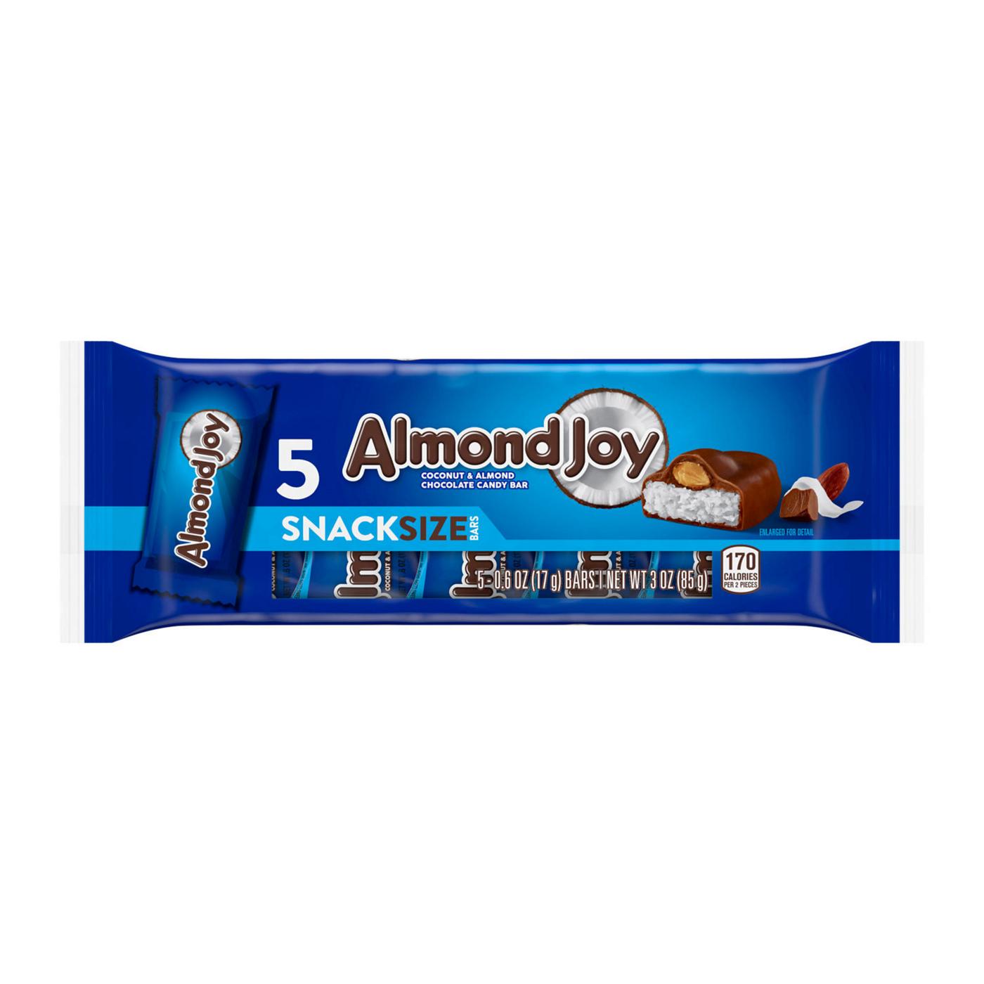 Almond Joy Coconut & Almond Chocolate Snack Size Candy Bars; image 1 of 7