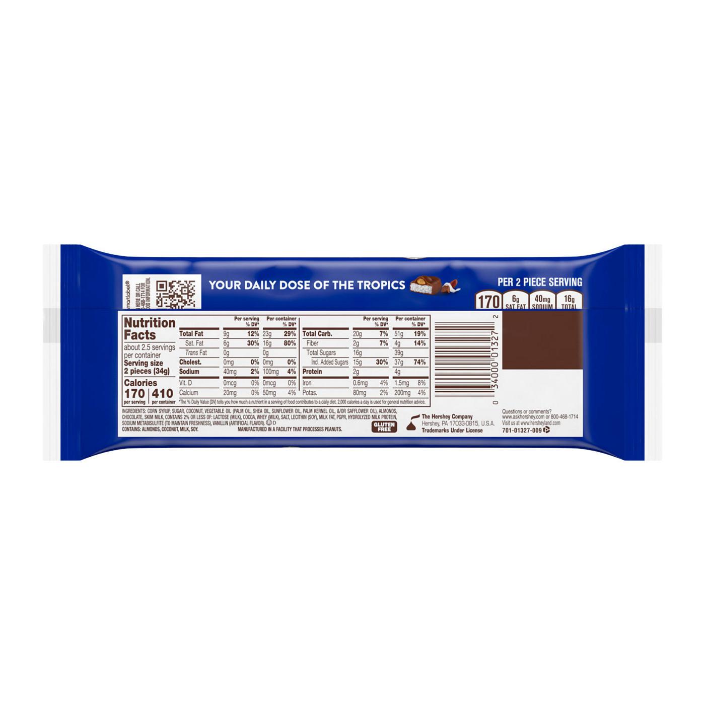 Almond Joy Coconut & Almond Chocolate Snack Size Candy Bars; image 7 of 7