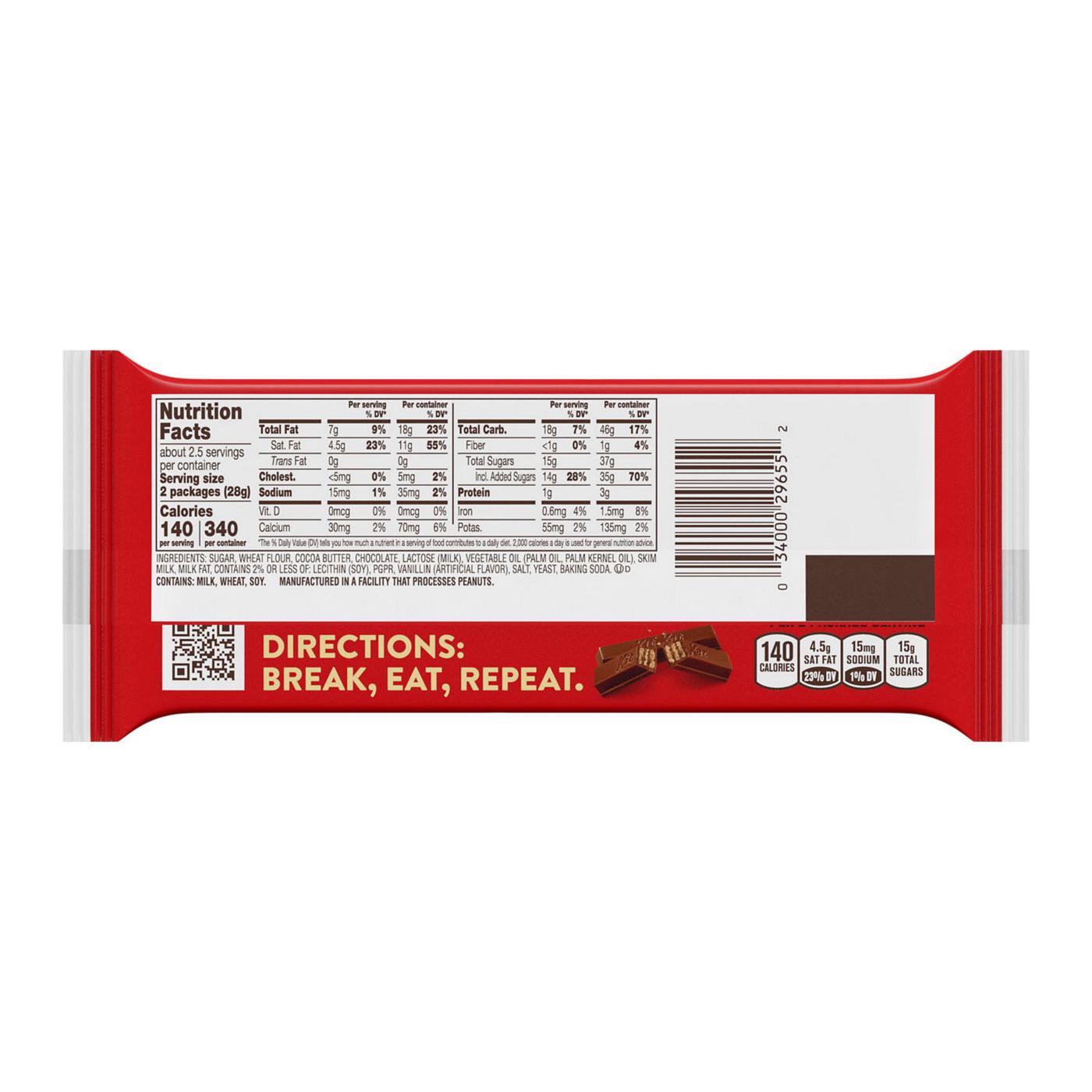 Kit Kat Milk Chocolate Wafer Snack Size Candy Bars; image 4 of 5
