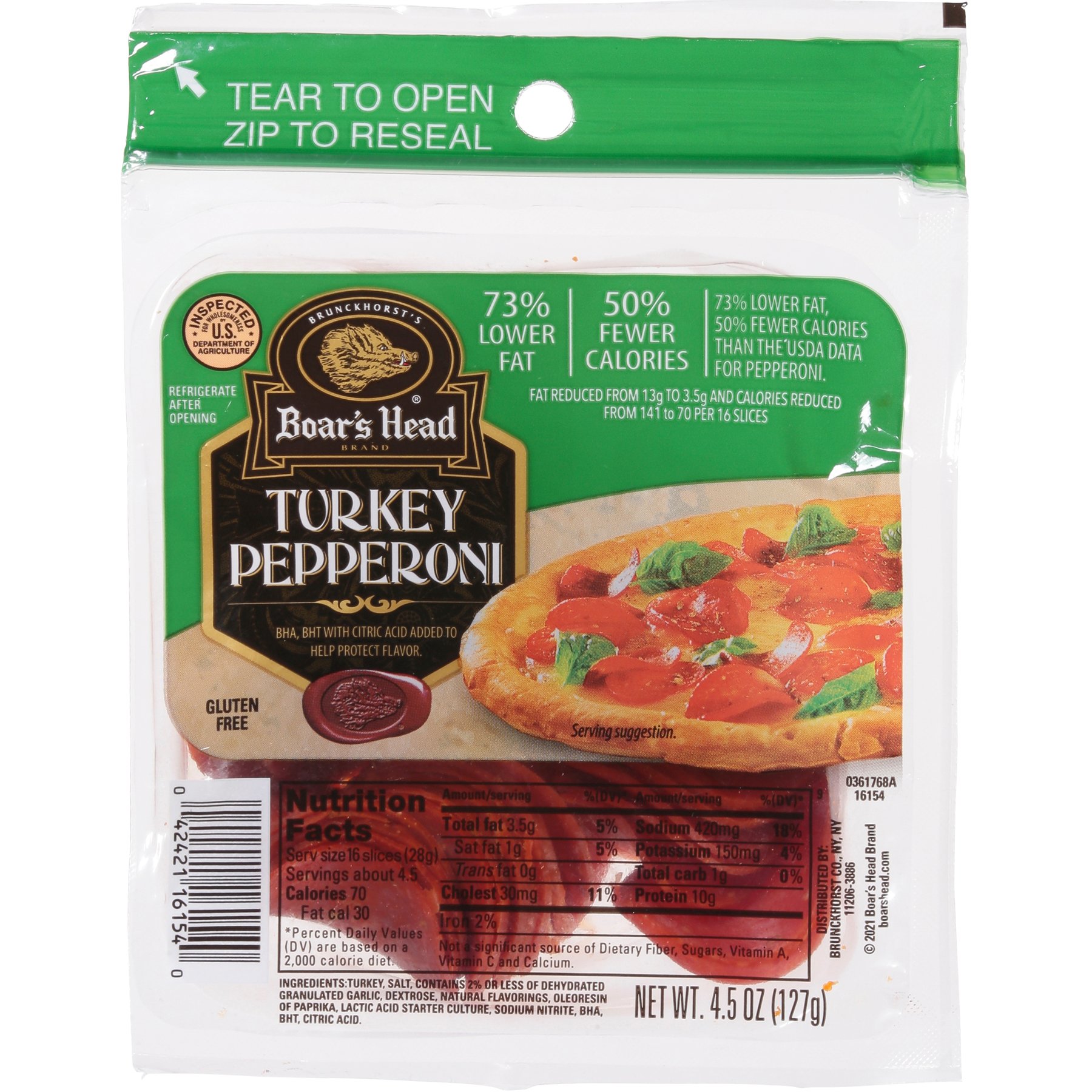 Boar's Head Turkey Pepperoni - Shop Meat at H-E-B