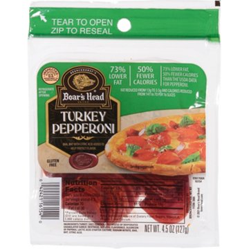 Boar's Head Turkey Pepperoni, 4.5 oz