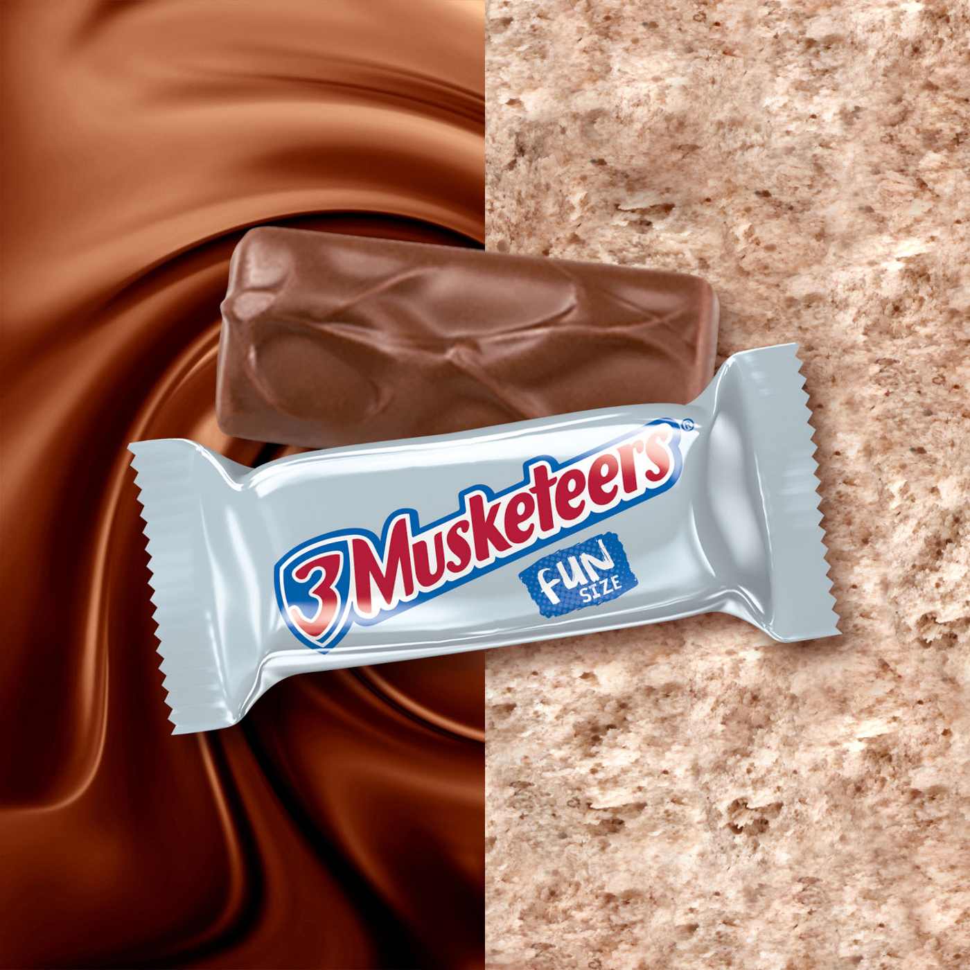 3 Musketeers Chocolate Fun Size Candy Bars 6 ct; image 2 of 7