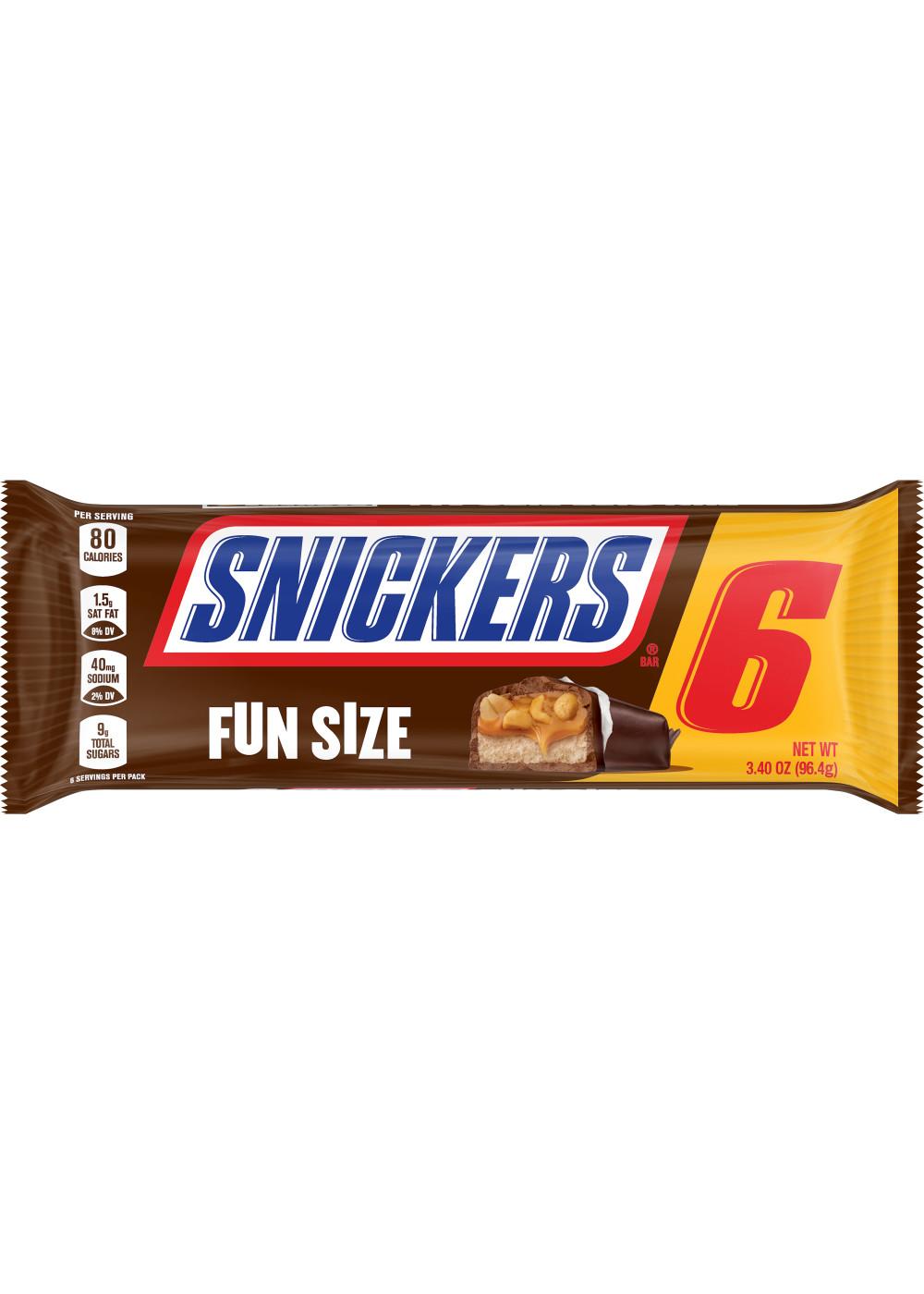 Snickers Fun Size Chocolate Candy Bars; image 1 of 7