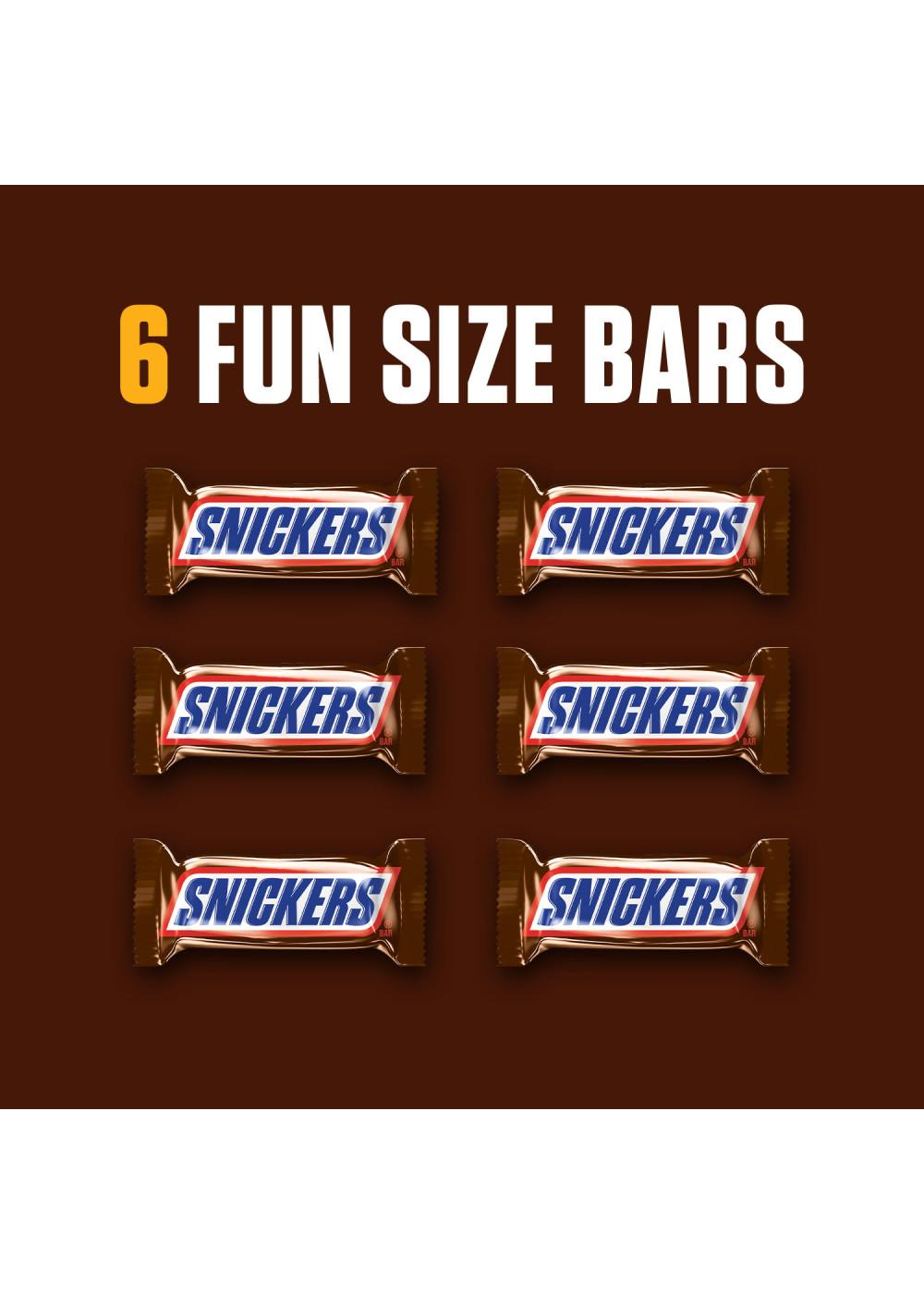 Snickers Fun Size Chocolate Candy Bars; image 2 of 7