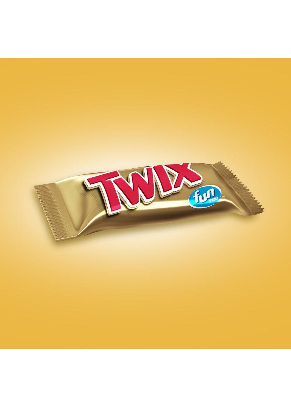 Twix Caramel & Milk Chocolate Fun Size Cookie Bars; image 5 of 5