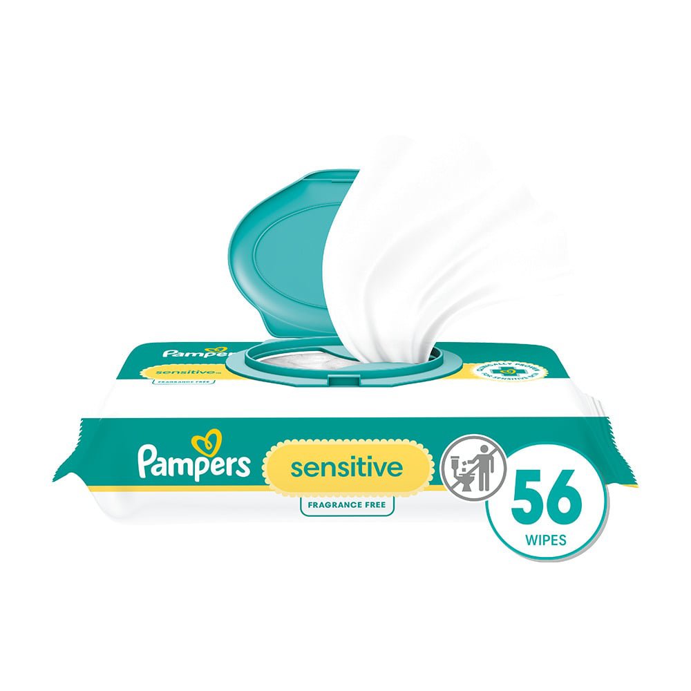 pampers fragrance free wipes