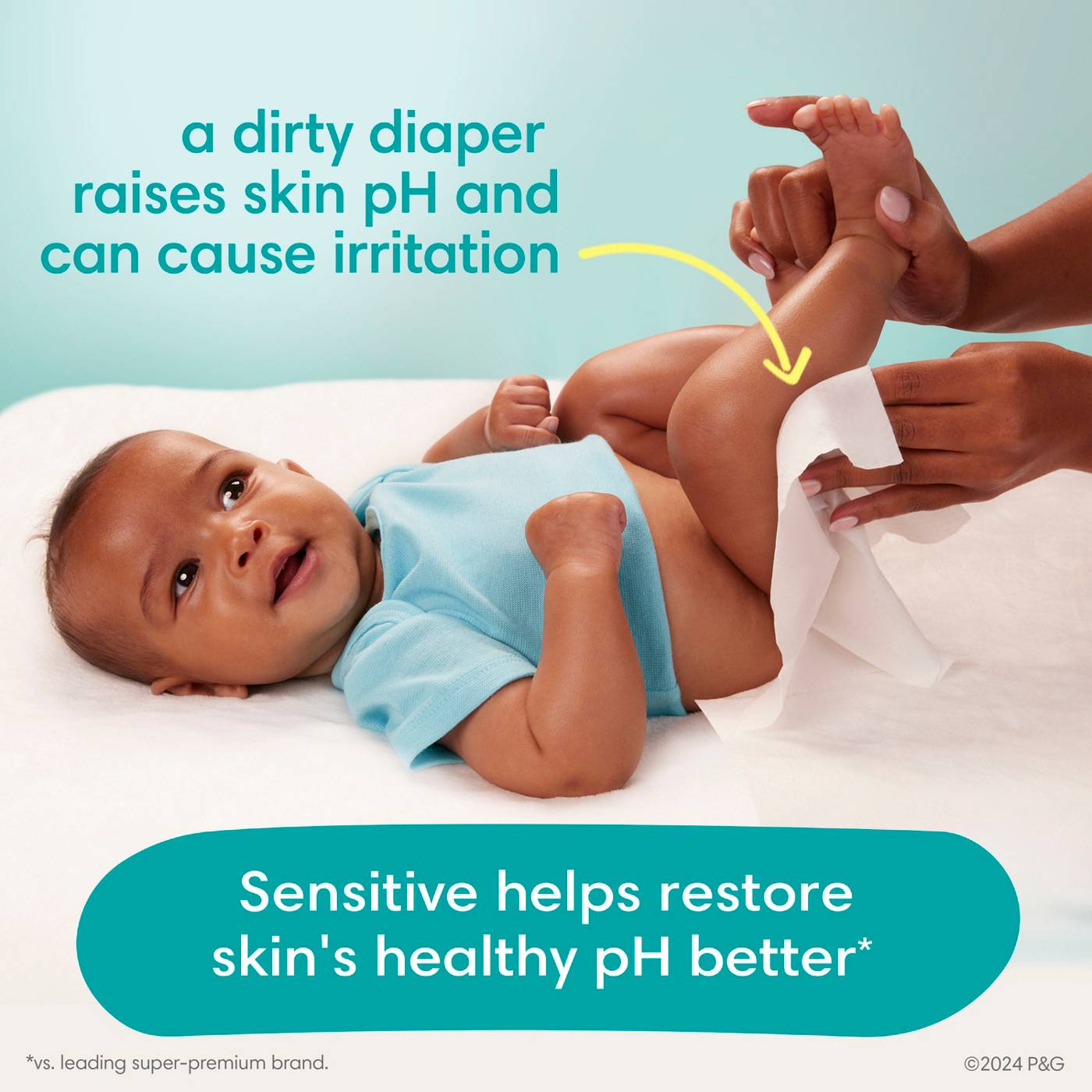 Pampers Baby Wipes - Sensitive Skin; image 5 of 6