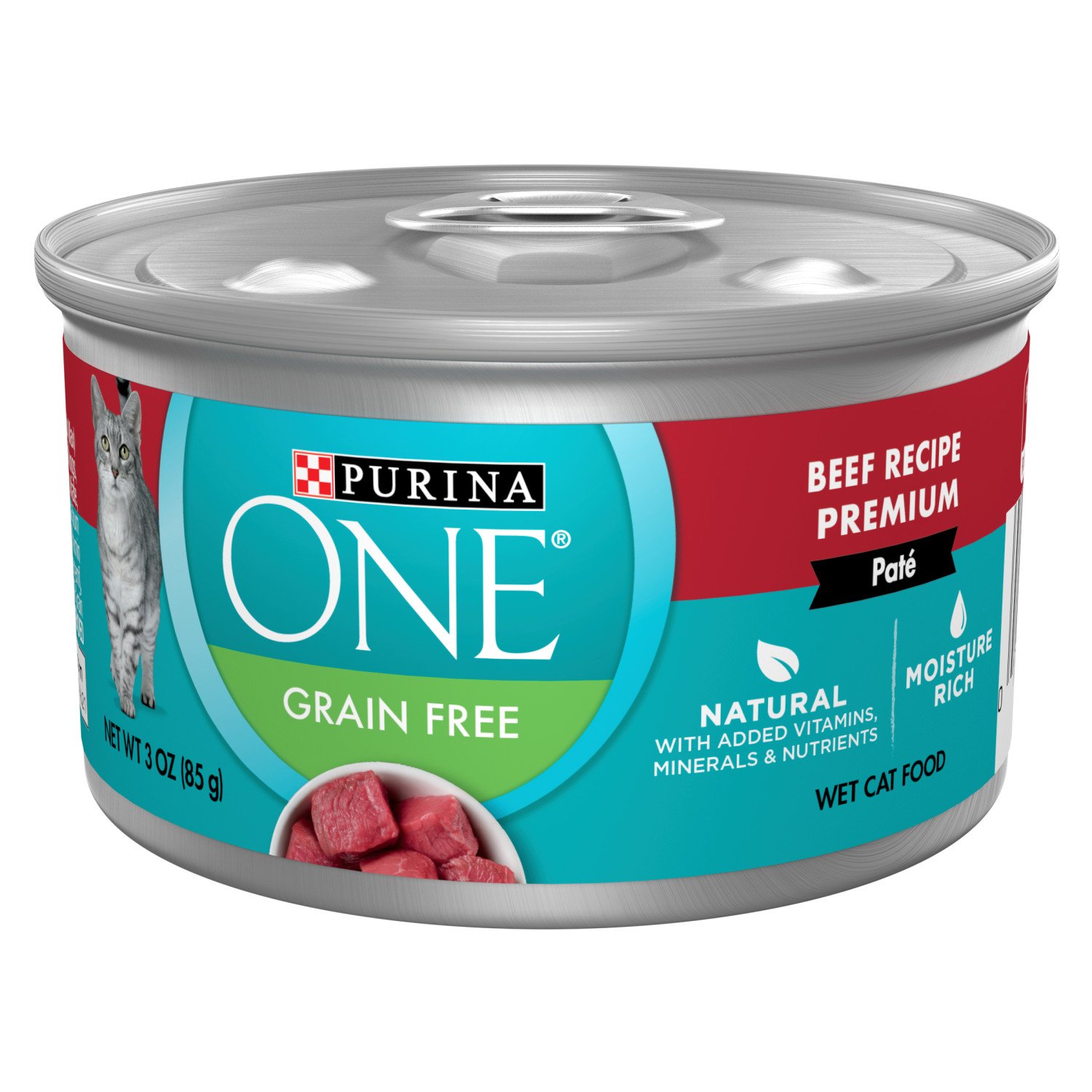 Purina ONE Purina ONE Natural, High Protein, Grain Free Wet Cat Food ...