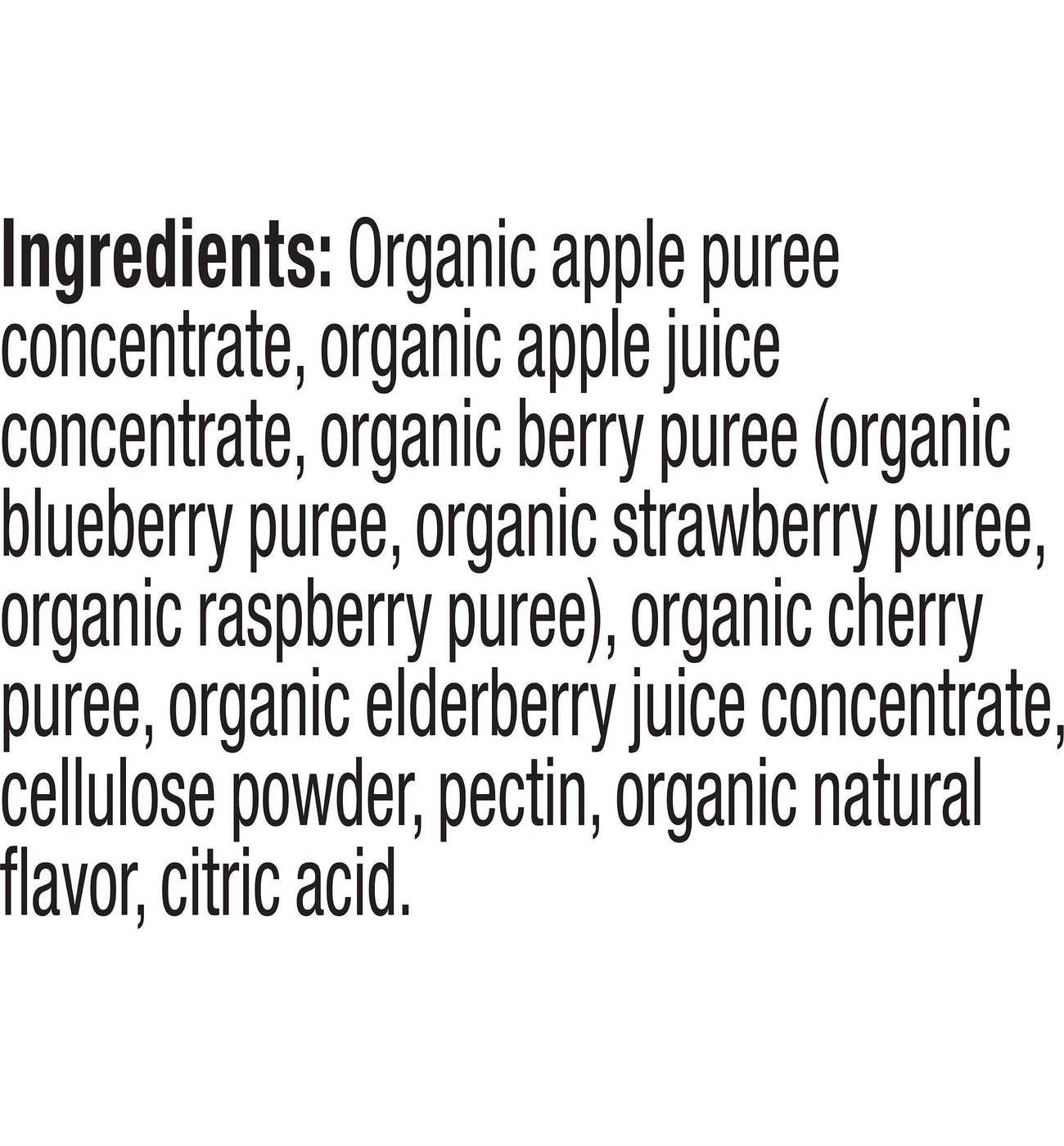 Plum Organics Teensy Soft Fruit Snacks - Berry; image 3 of 3