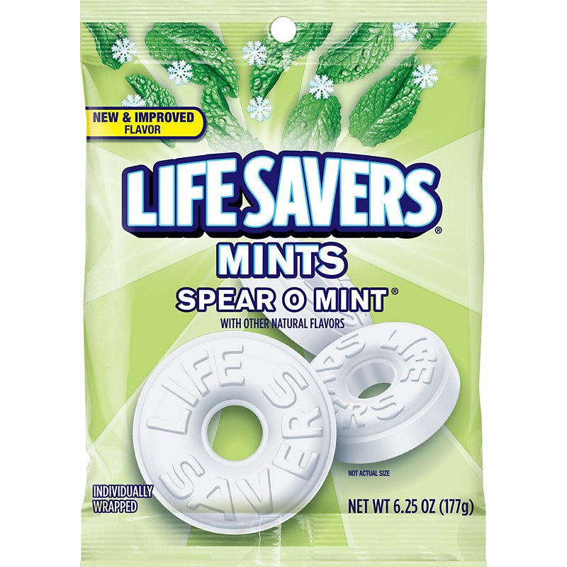 Life Savers Spear-O-Mint Mints Bag - Shop Snacks & Candy at H-E-B