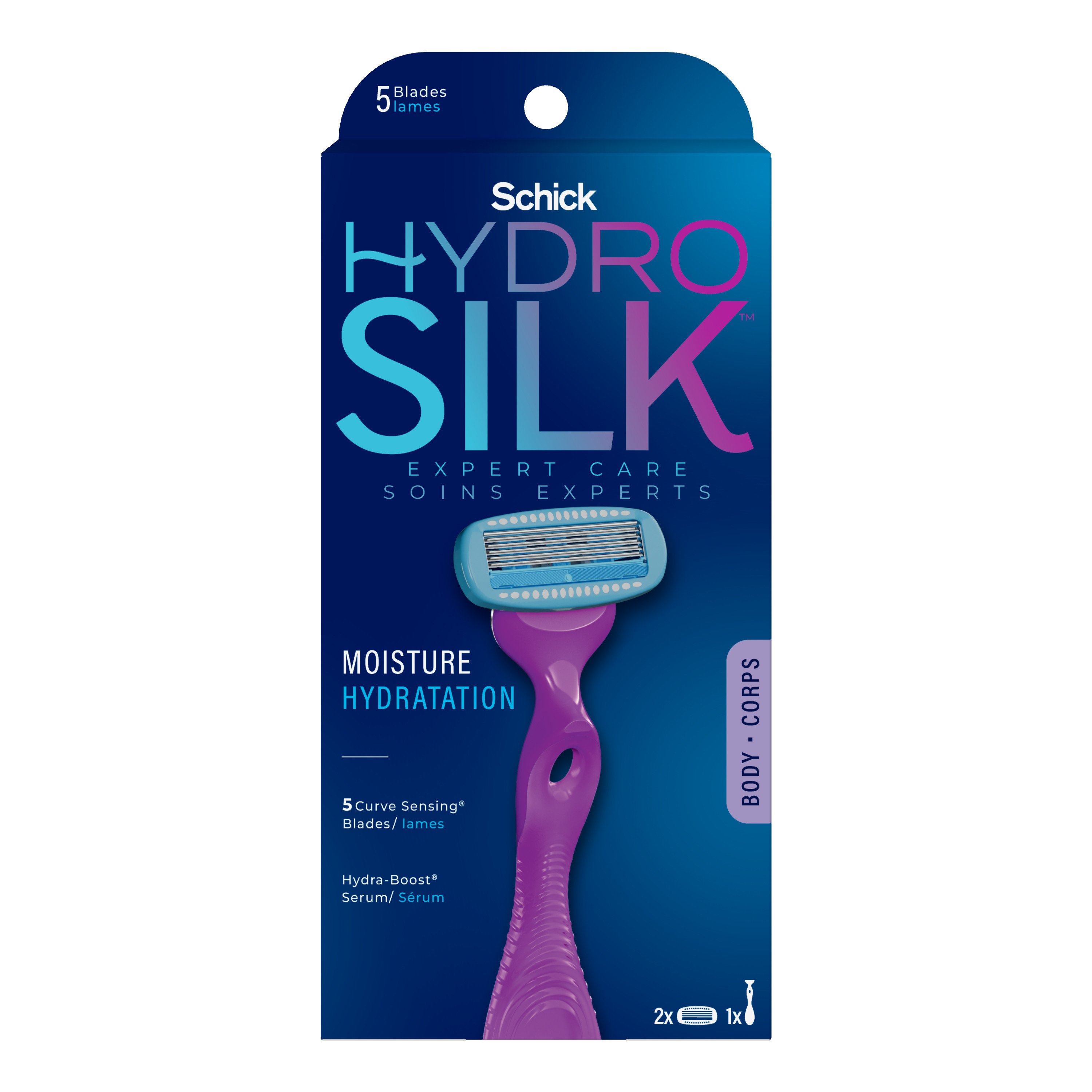 Schick Hydro Silk Razor for Women with 2 Moisturizing ...