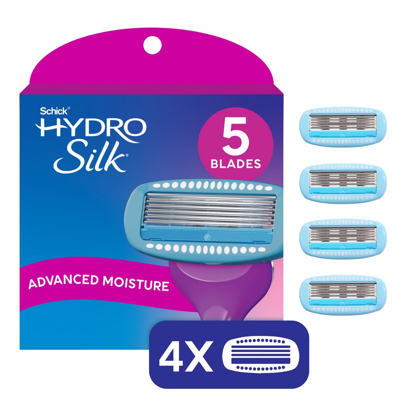 Schick Hydro Silk Schick Hydro Silk Moisture Razor Blade Refills, 5-Blade Mositurizing Razors for Women; image 4 of 7