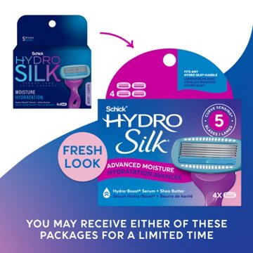 Schick Hydro Silk Schick Hydro Silk Moisture Razor Blade Refills, 5-Blade Mositurizing Razors for Women