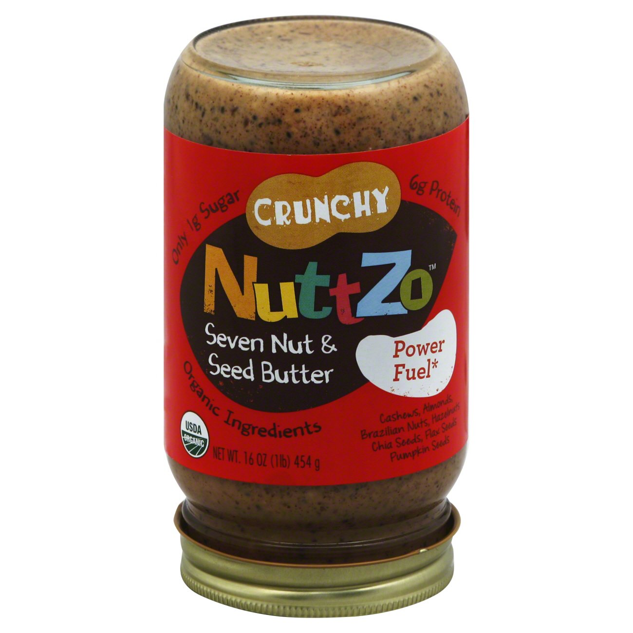 NuttZo Crunchy Peanut Free Seven Nut & Seed Butter Shop Peanut Butter
