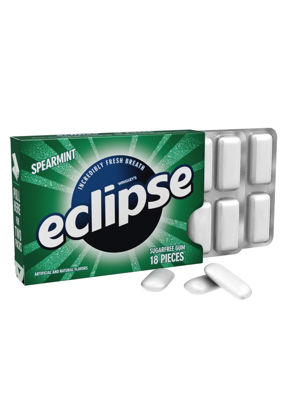 Eclipse Spearmint Sugar Free Gum; image 3 of 9