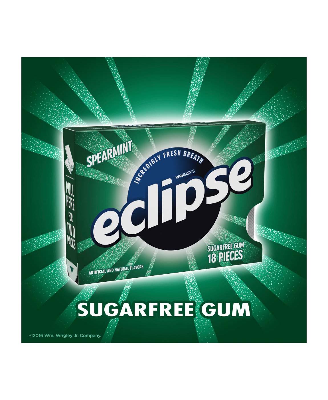Eclipse Spearmint Sugar Free Gum; image 5 of 7