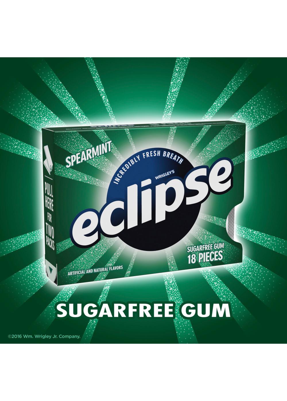 Eclipse Spearmint Sugar Free Gum; image 5 of 9
