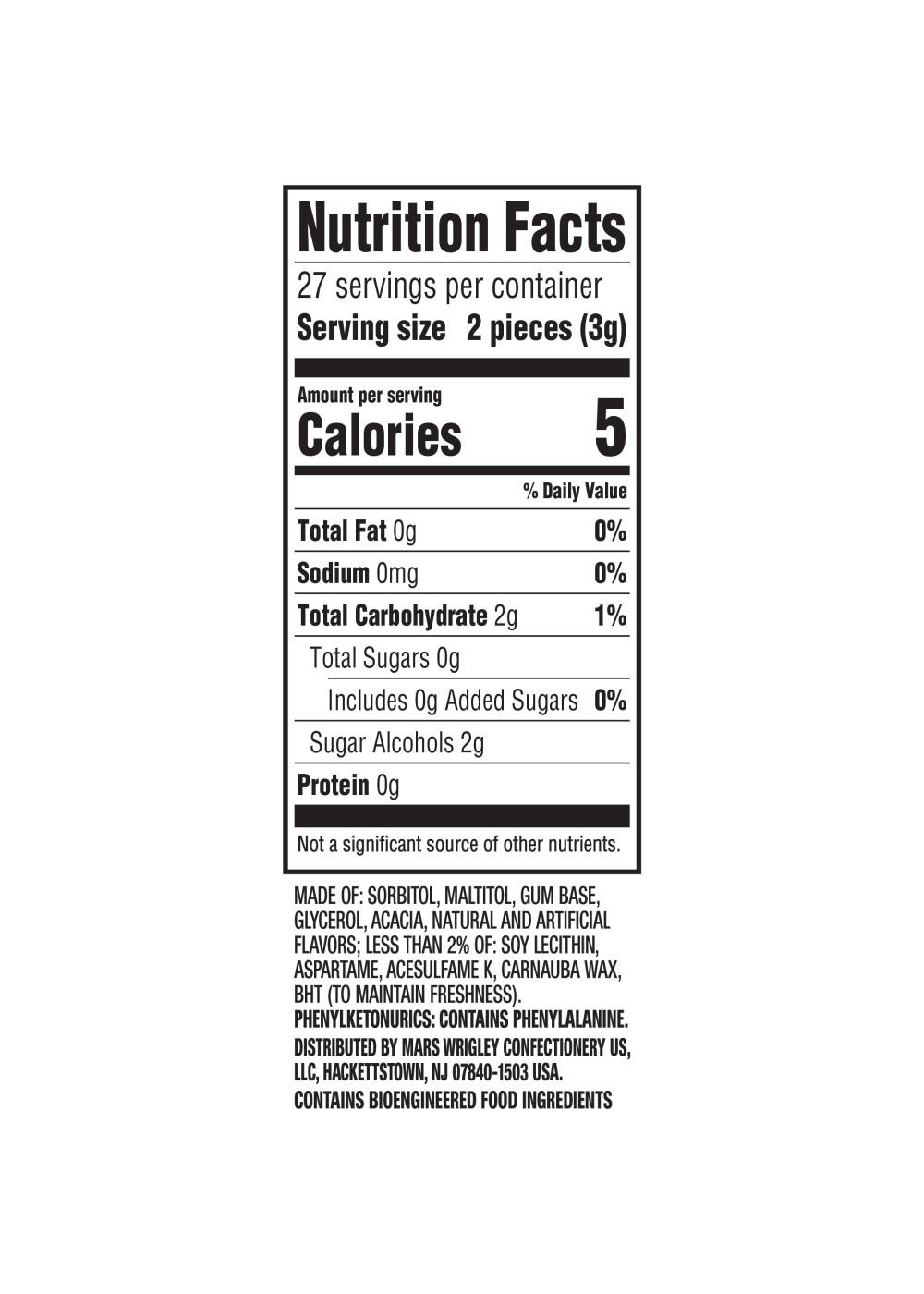 Eclipse Spearmint Sugar Free Gum; image 8 of 9