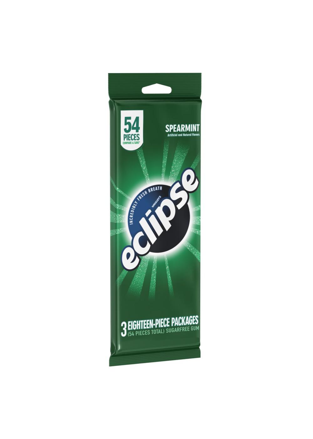 Eclipse Spearmint Sugar Free Gum; image 9 of 9