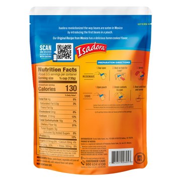 Isadora Original Recipe Refried Beans, 15.2 oz
