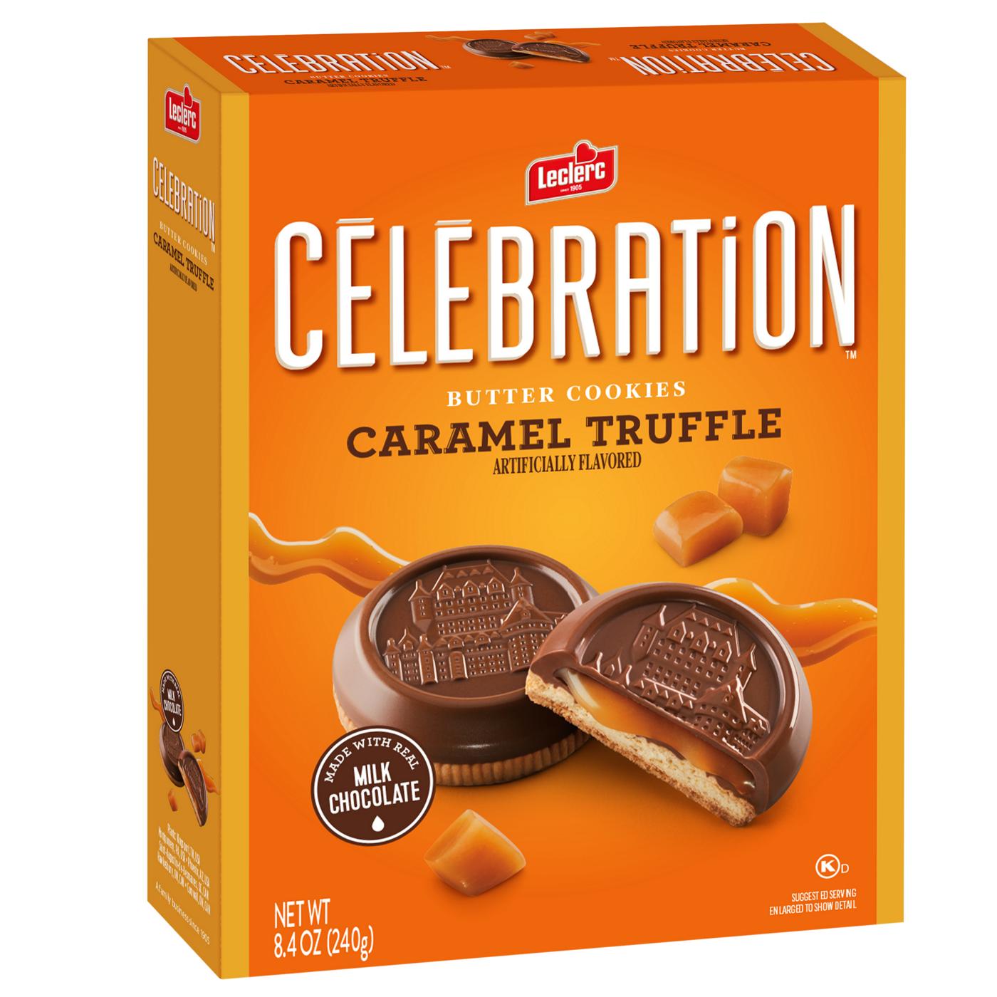 Leclerc Celebration Caramel Filling Truffle Cookies; image 2 of 2