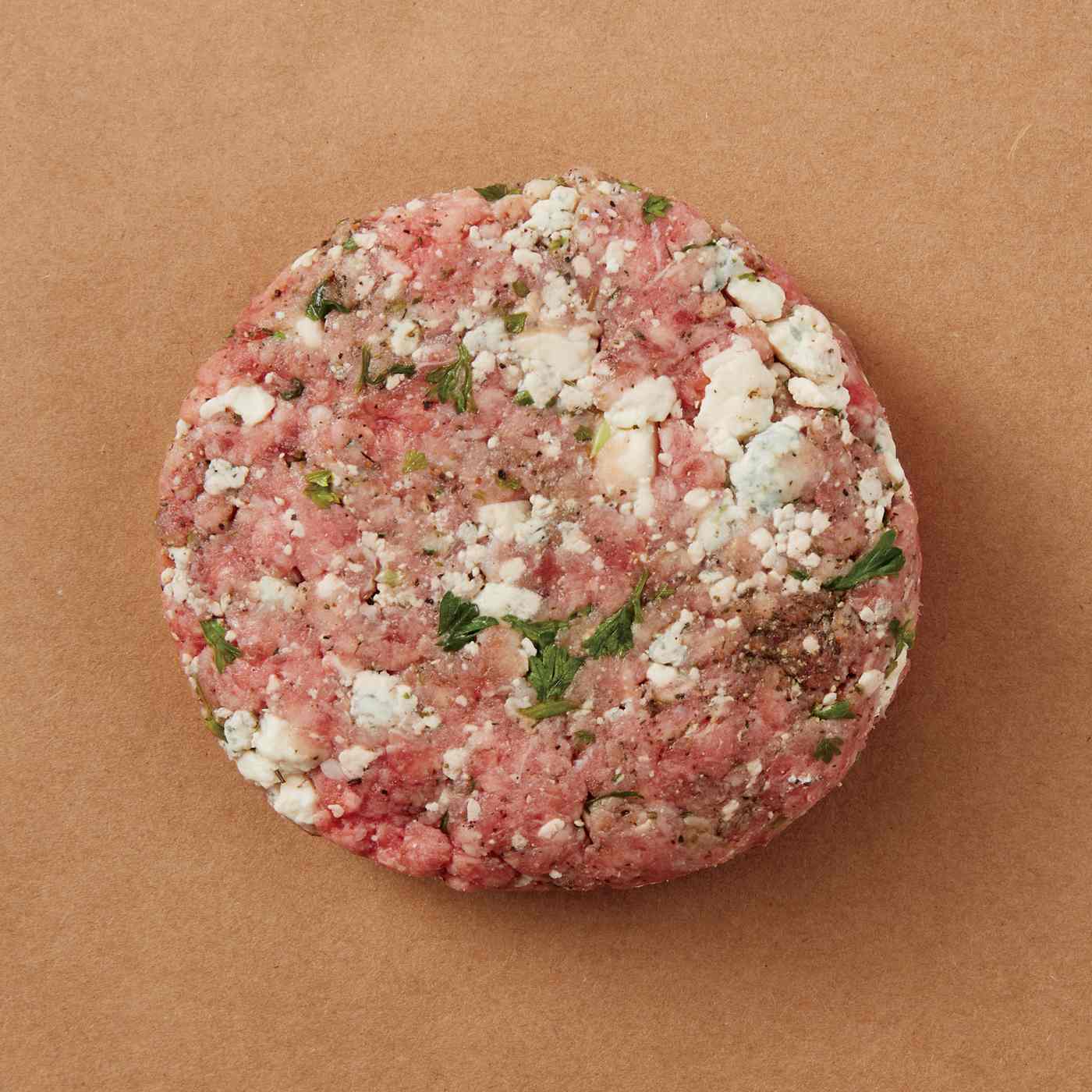 H-E-B Prime 1 Beef Burger Patty - Blue Cheese; image 2 of 3