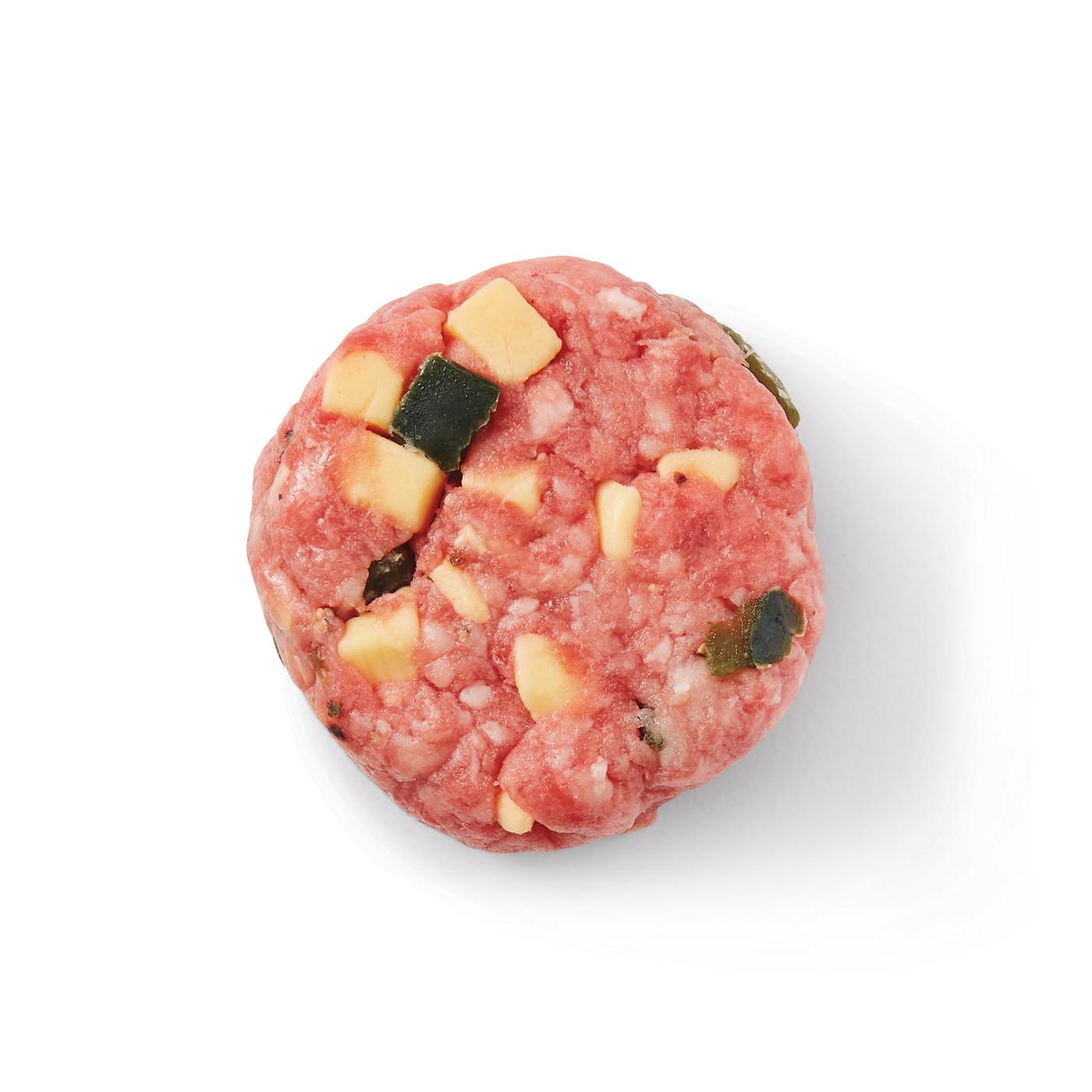 H-E-B Prime 1 Beef Slider - Poblano Cheese; image 1 of 3