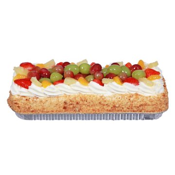 H-E-B Bakery Fruit-Topped Tres Leches Cake, 1/8 Sheet
