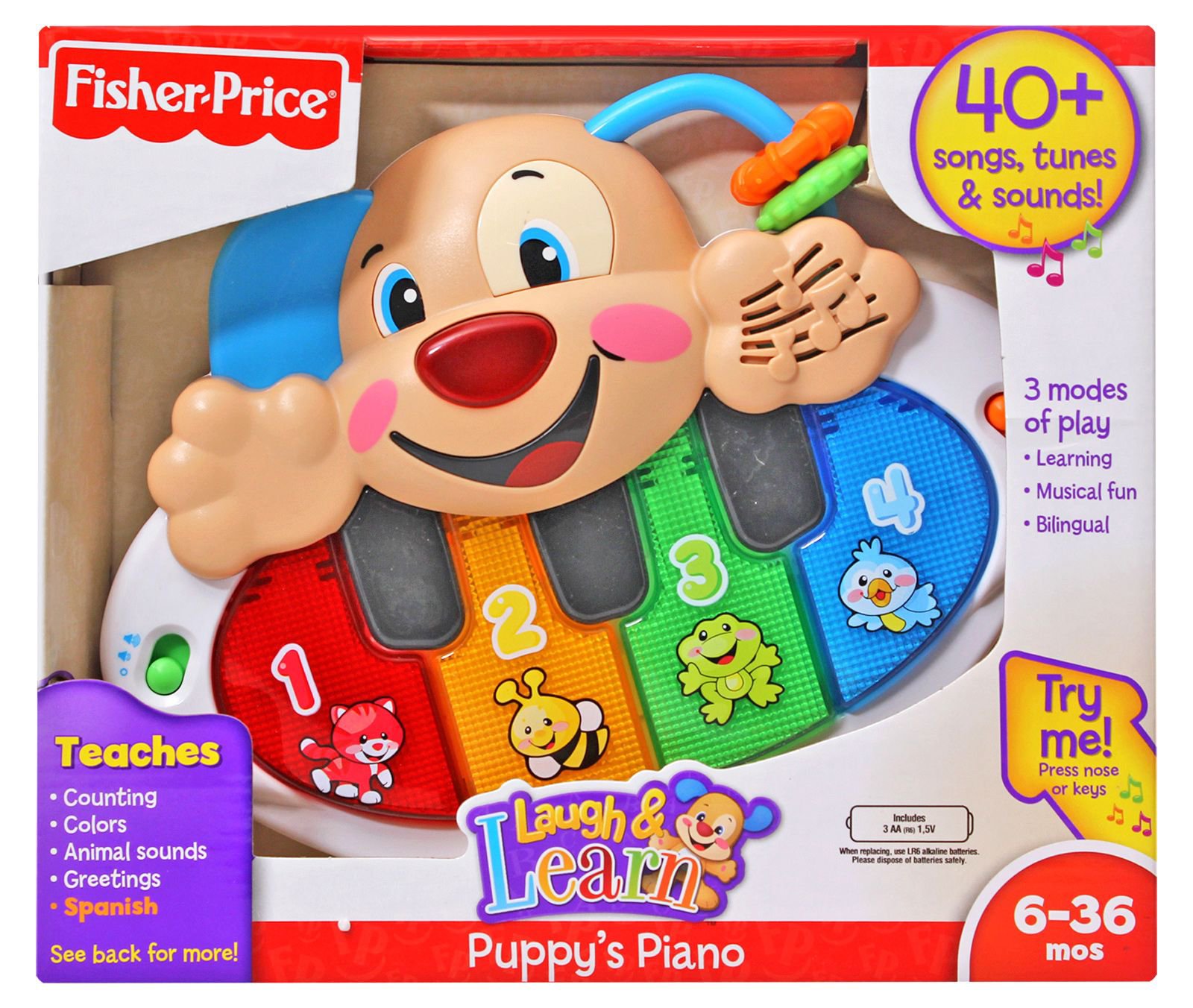 FisherPrice Laugh & Learn Puppy Piano (636 Months