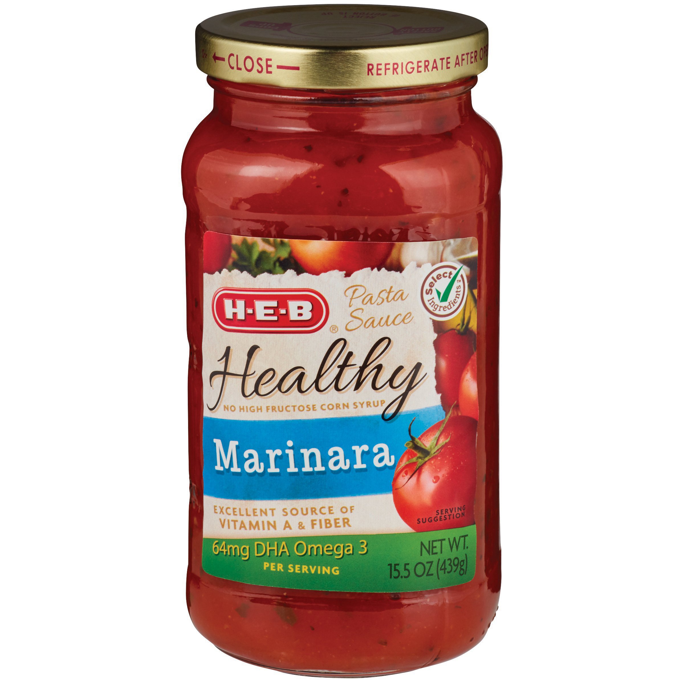 H E B Healthy Marinara Pasta Sauce Shop Pasta Sauces At H E B 