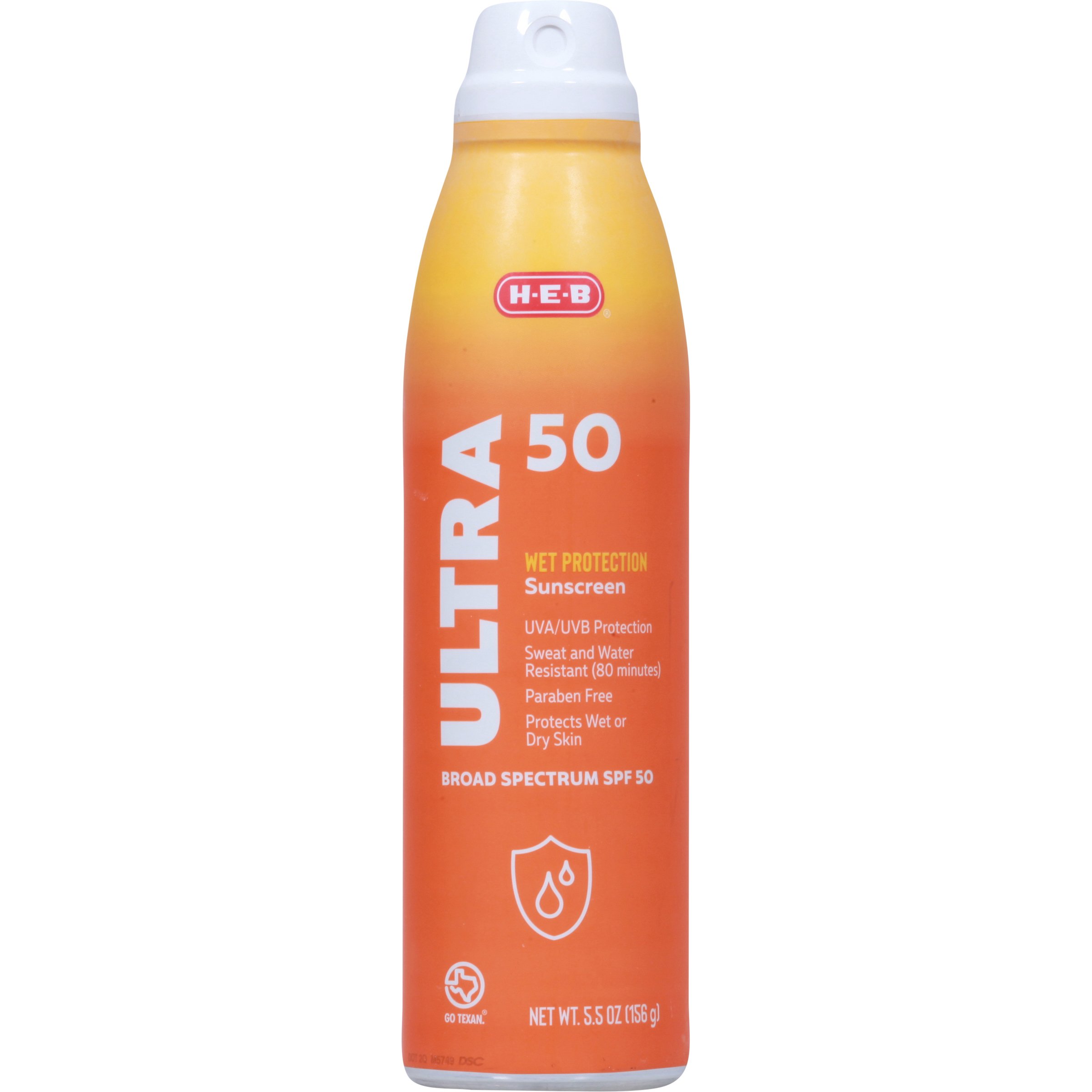 HEB Solutions Ultra SPF 50 Wet Protection Sunscreen Spray Shop