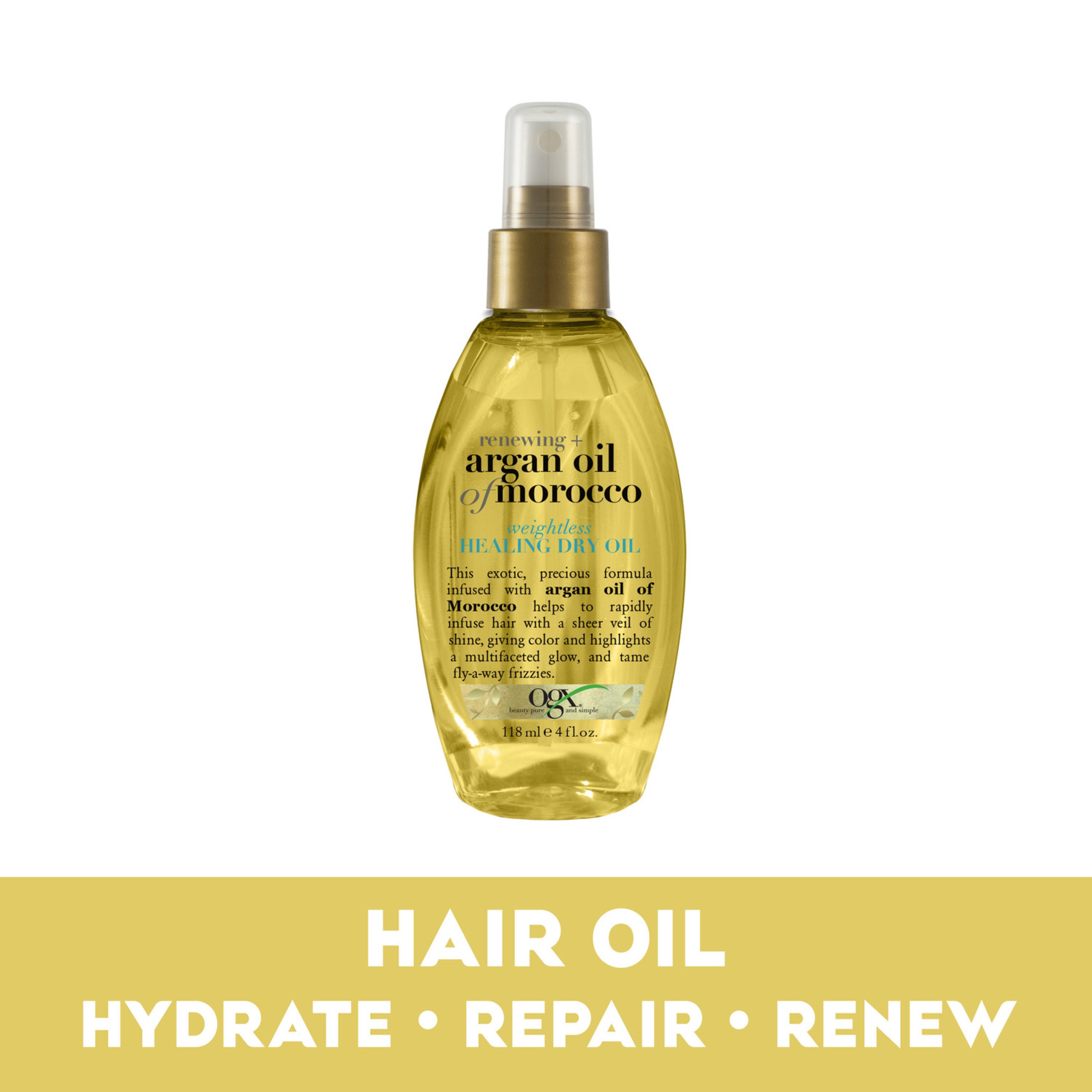 OGX Renewing + Argan Oil of Morocco Weightless Healing Dry Oil - Shop  Styling Products & Treatments at H-E-B