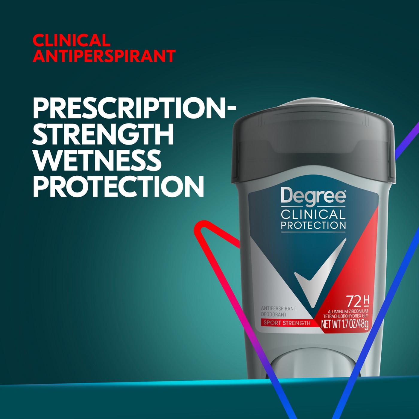 Degree Men 72 Hr Clinical Protection Antiperspirant Deodorant - Sport Strength; image 4 of 7